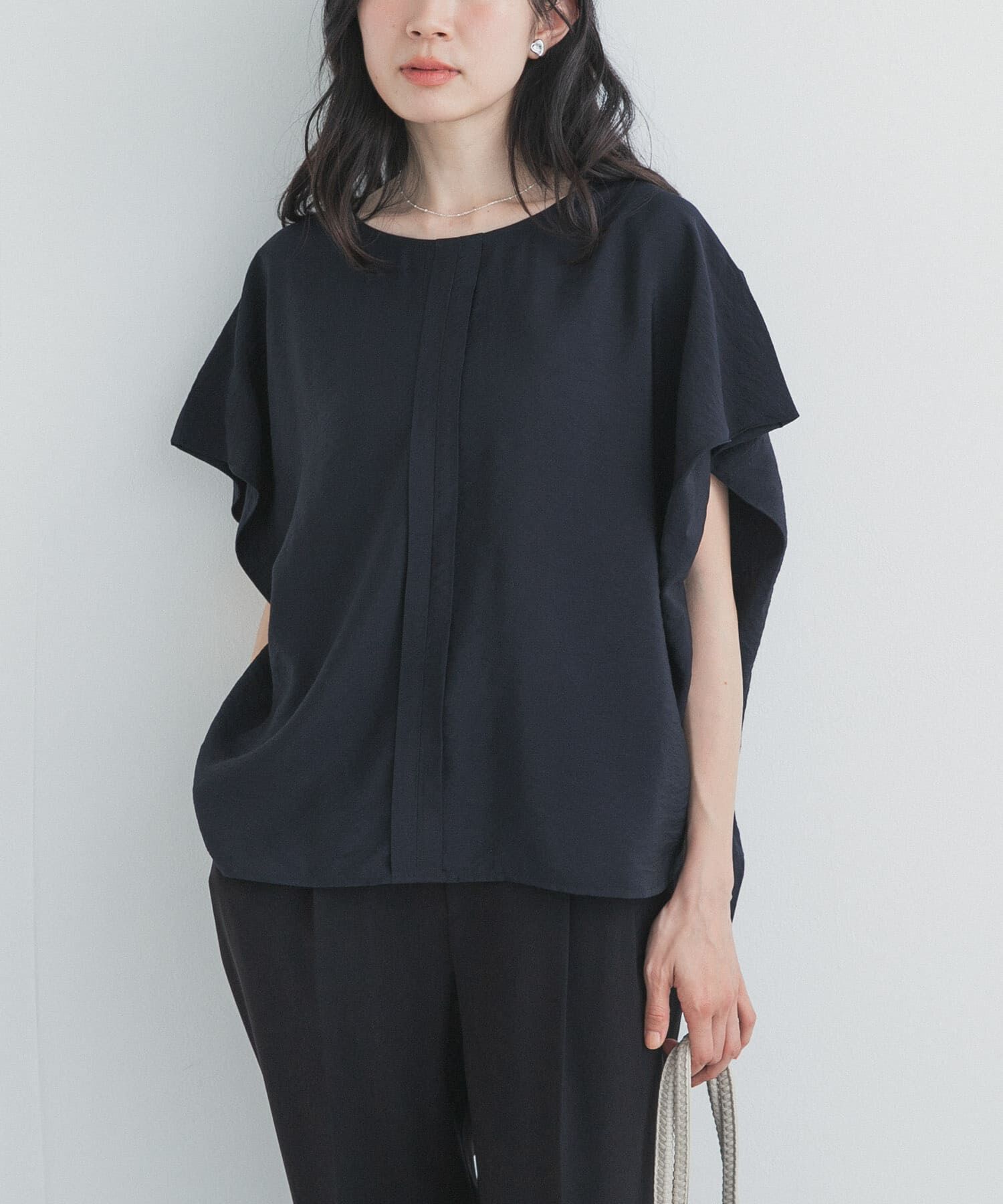 URBAN RESEARCH DOORS「センタータックコクーンブラウス」|シャツ・ブラウス|