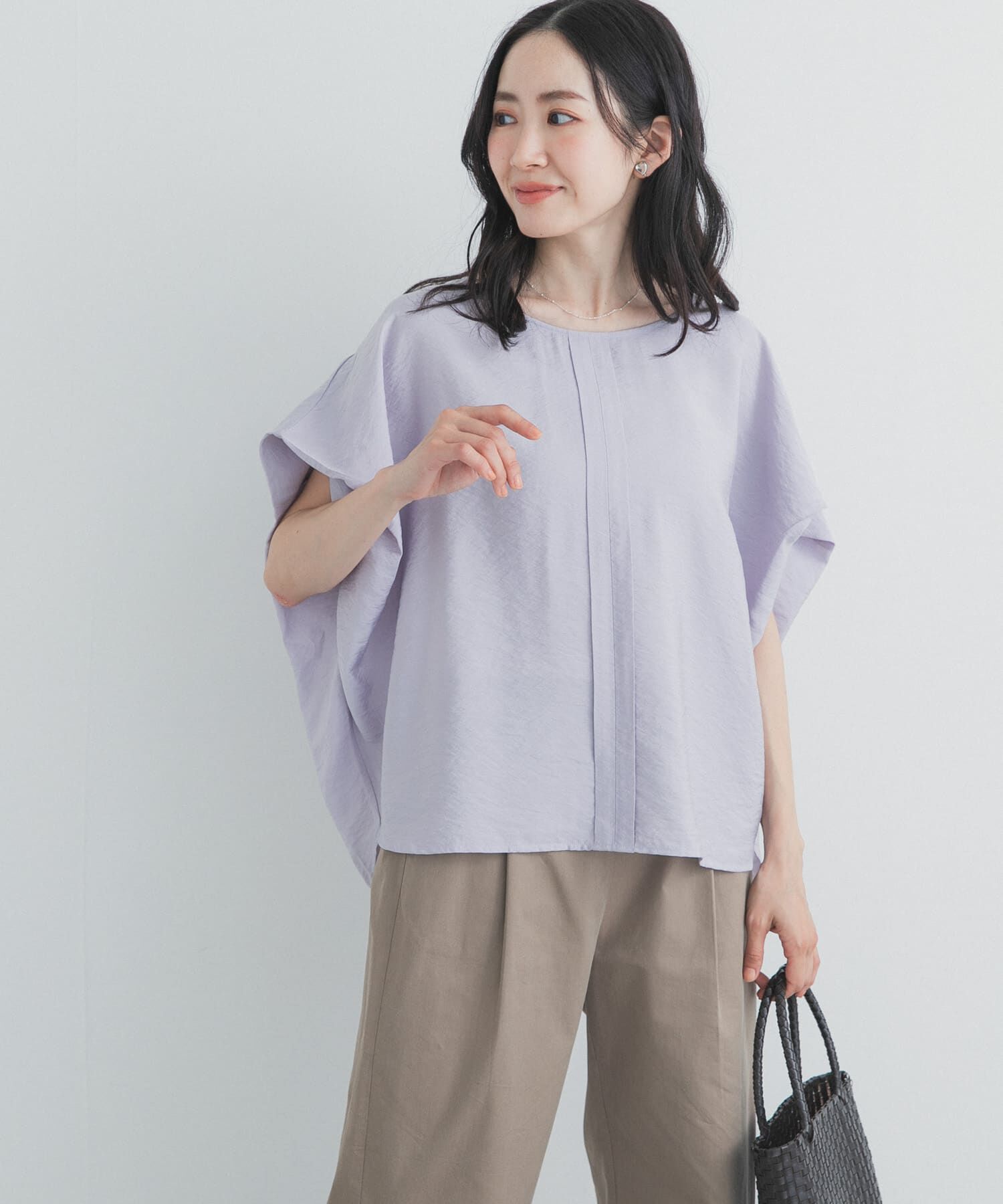 URBAN RESEARCH DOORS「センタータックコクーンブラウス」|シャツ・ブラウス|