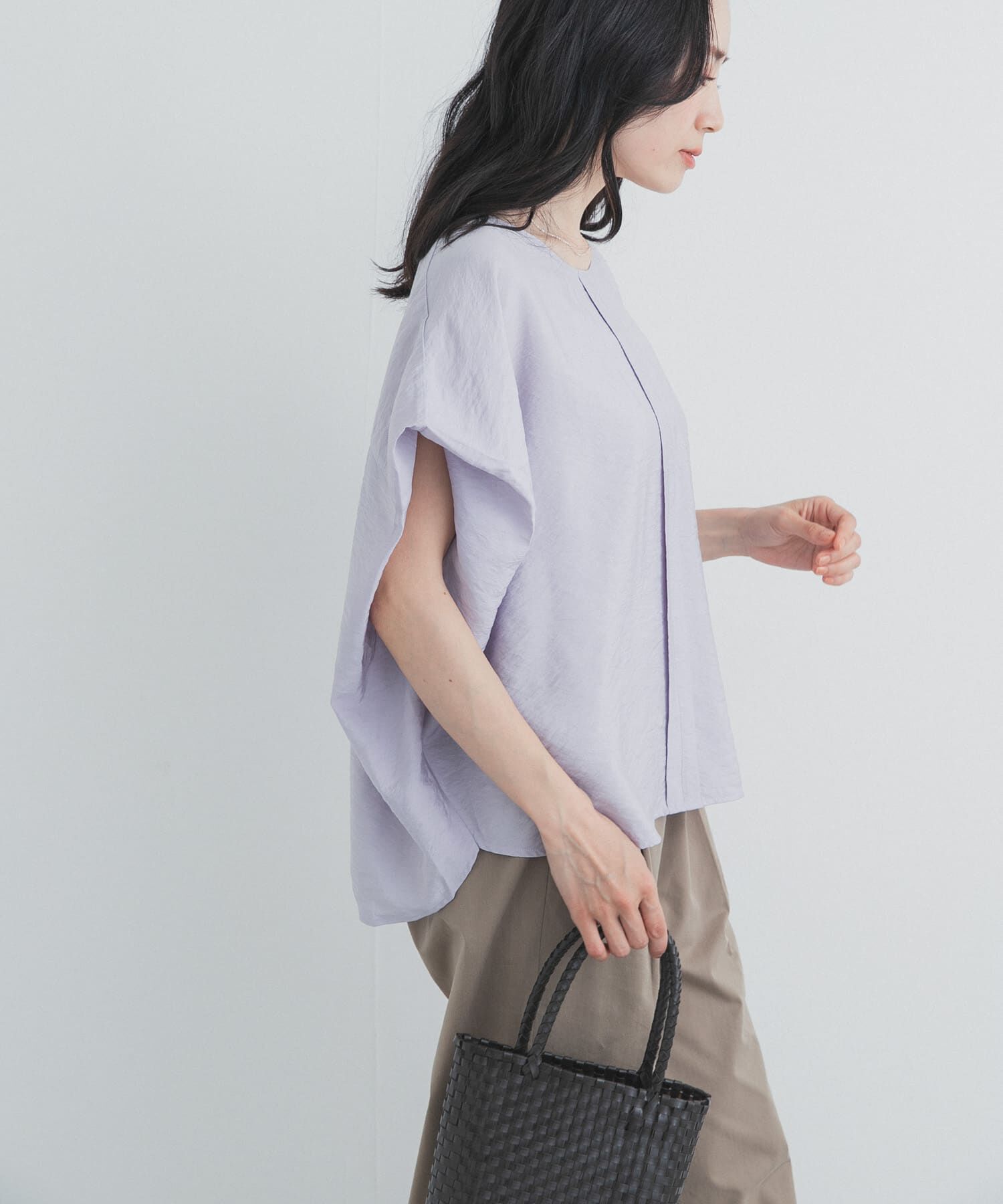 URBAN RESEARCH DOORS「センタータックコクーンブラウス」|シャツ・ブラウス|