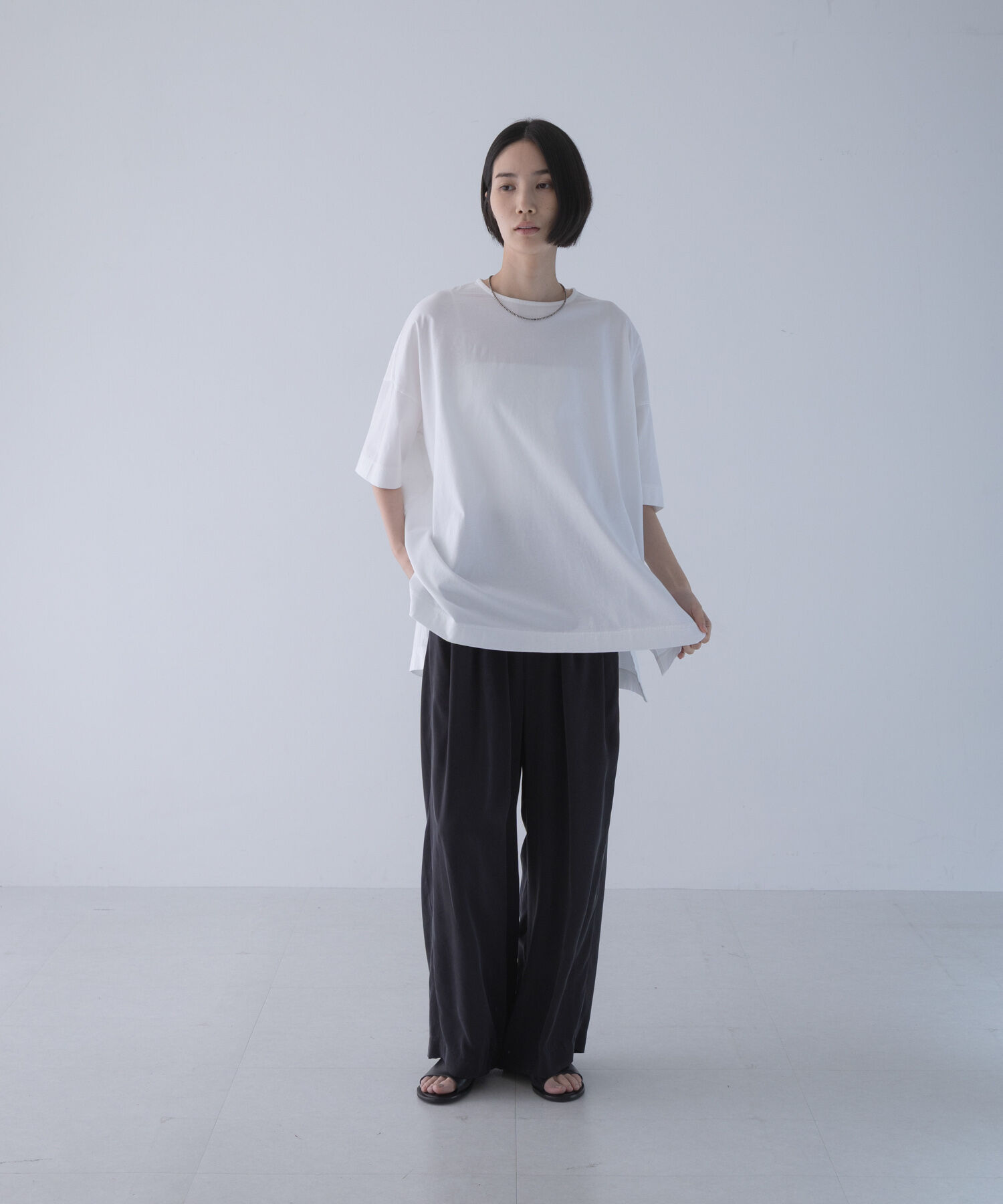 かぐれ「オーバークルーネックカットソー」|Tシャツ・カットソー|