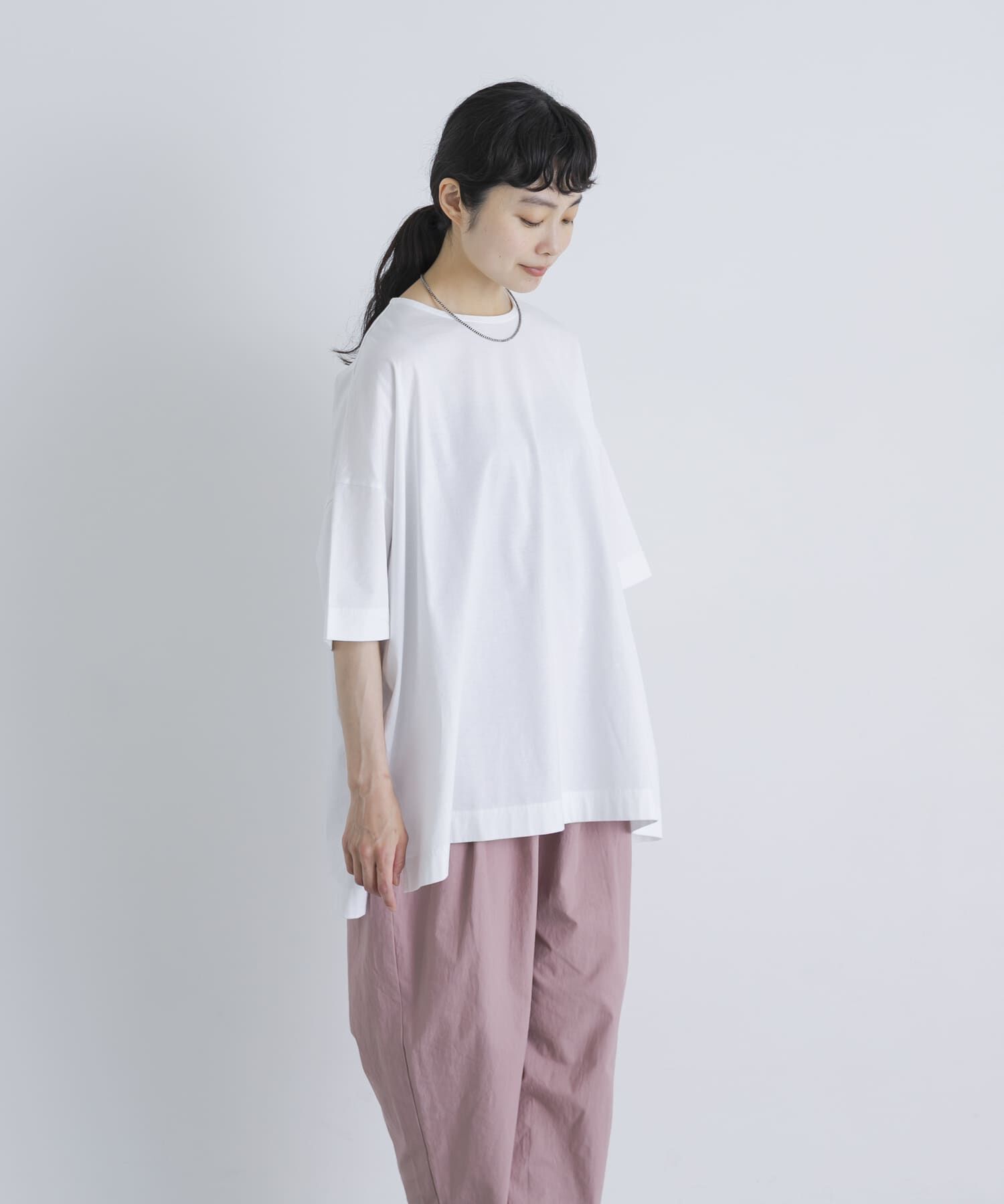 かぐれ「オーバークルーネックカットソー」|Tシャツ・カットソー|