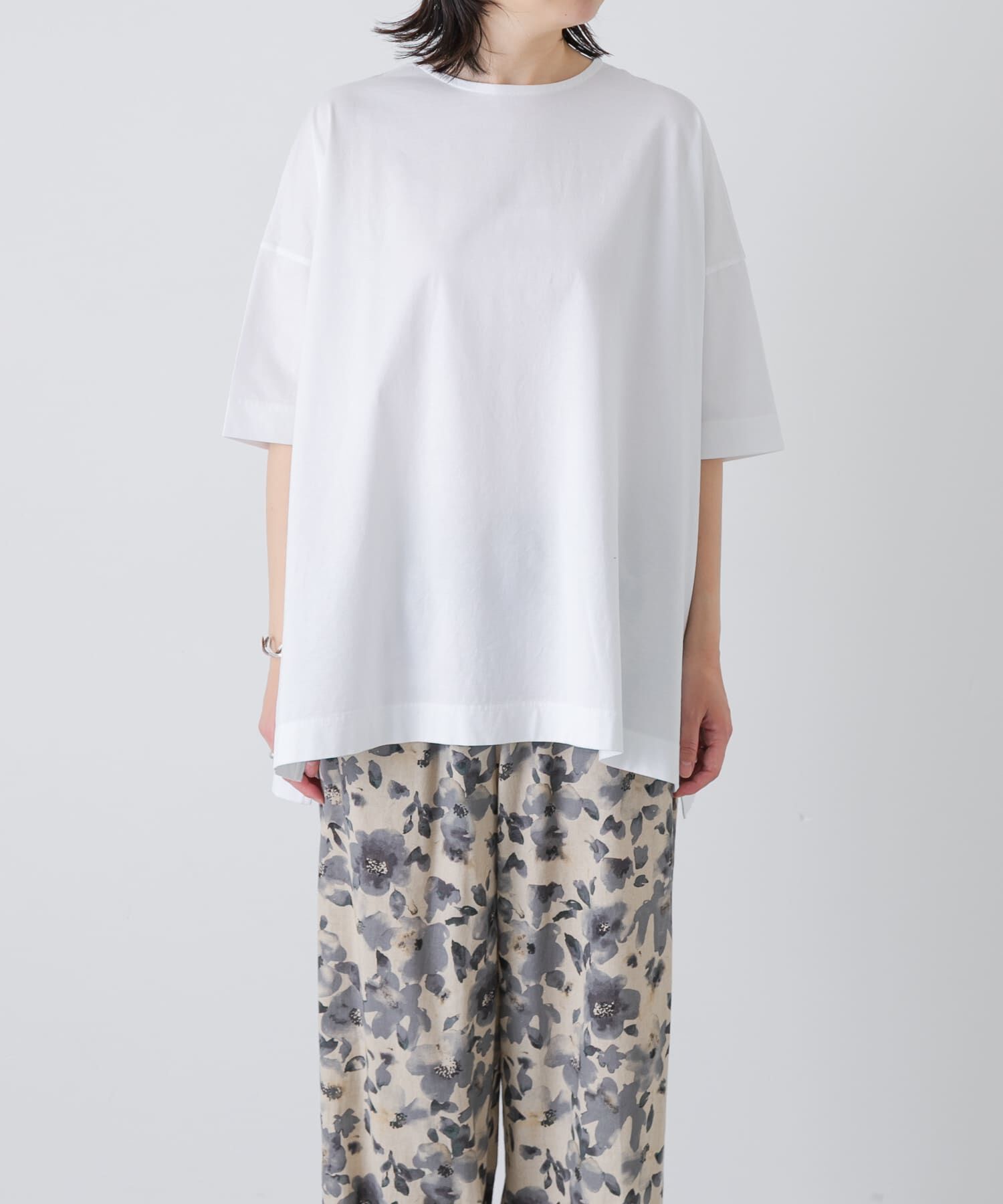 かぐれ「オーバークルーネックカットソー」|Tシャツ・カットソー|