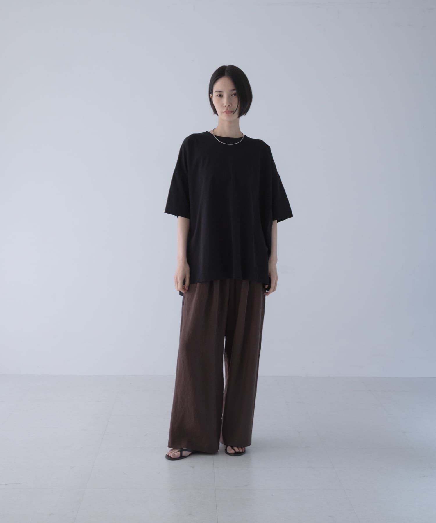 かぐれ「オーバークルーネックカットソー」|Tシャツ・カットソー|