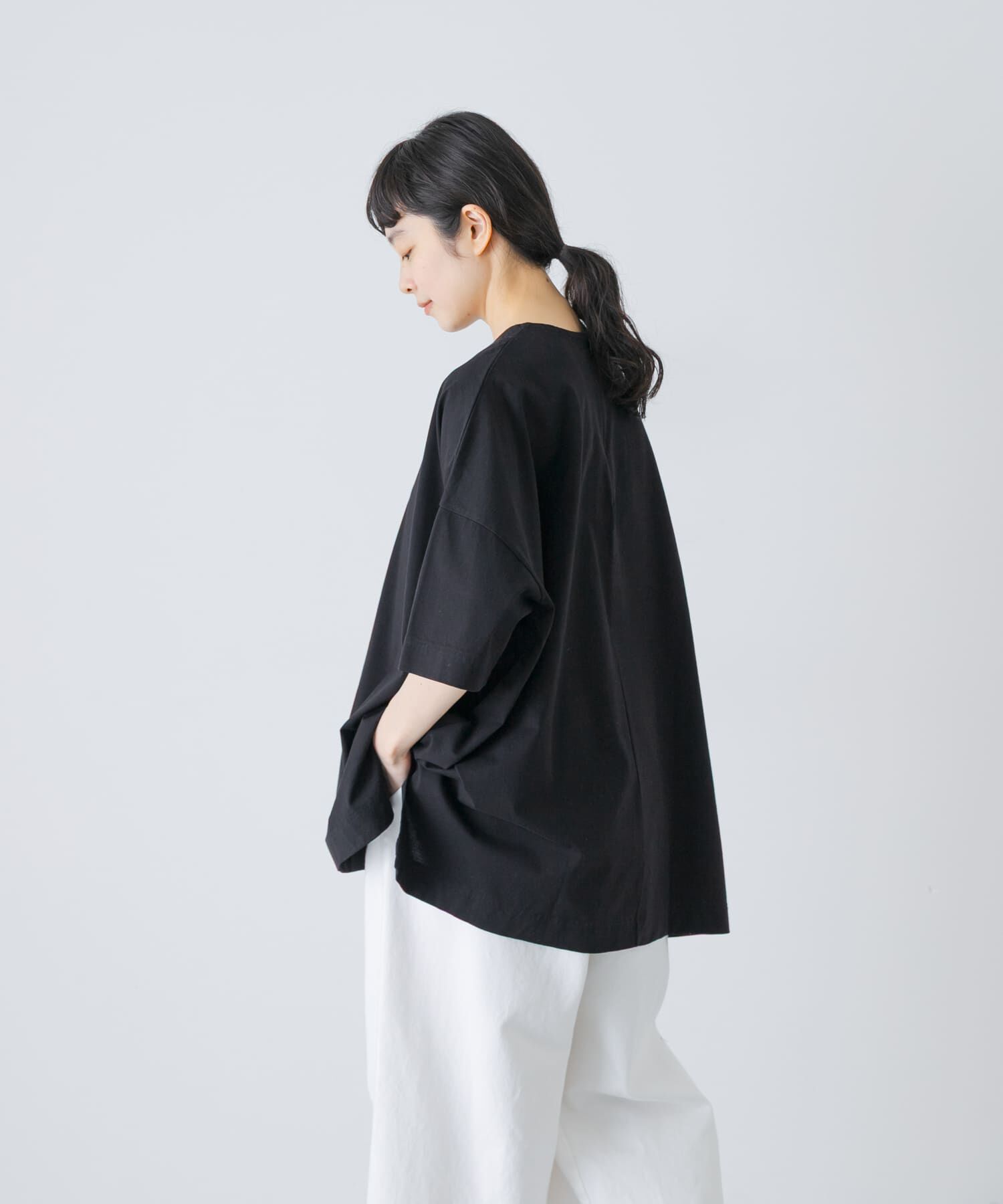 かぐれ「オーバークルーネックカットソー」|Tシャツ・カットソー|