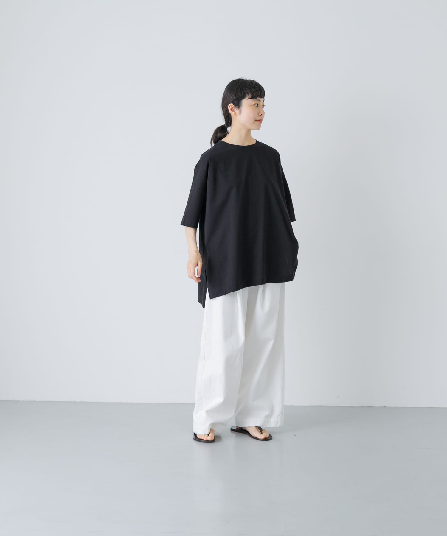 かぐれ「オーバークルーネックカットソー」|Tシャツ・カットソー|