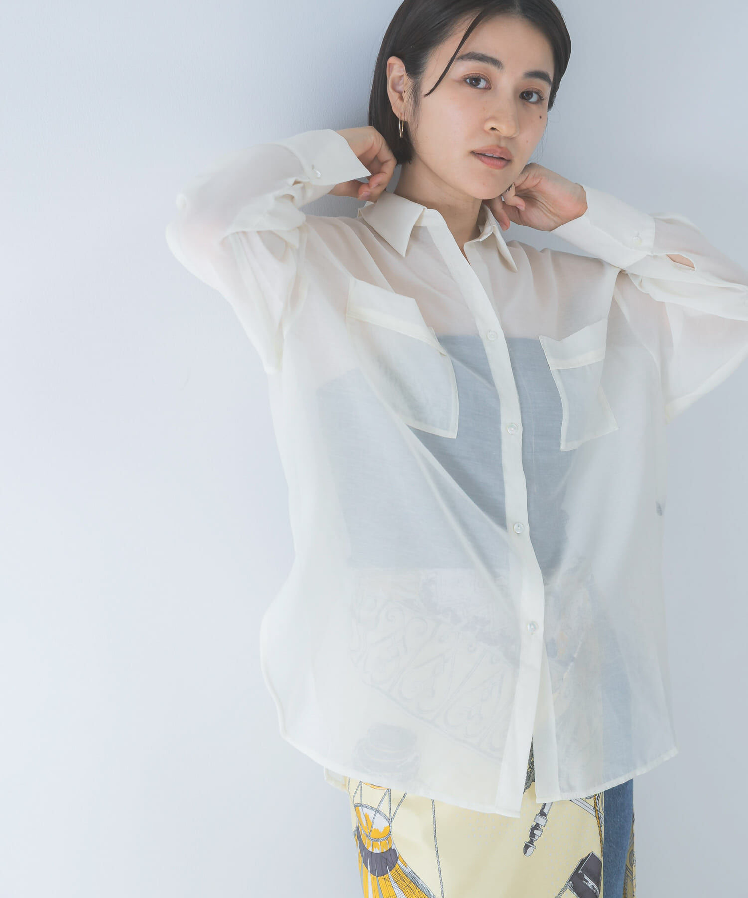 URBAN RESEARCH ROSSO「シアースキッパーシャツ」|シャツ・ブラウス|