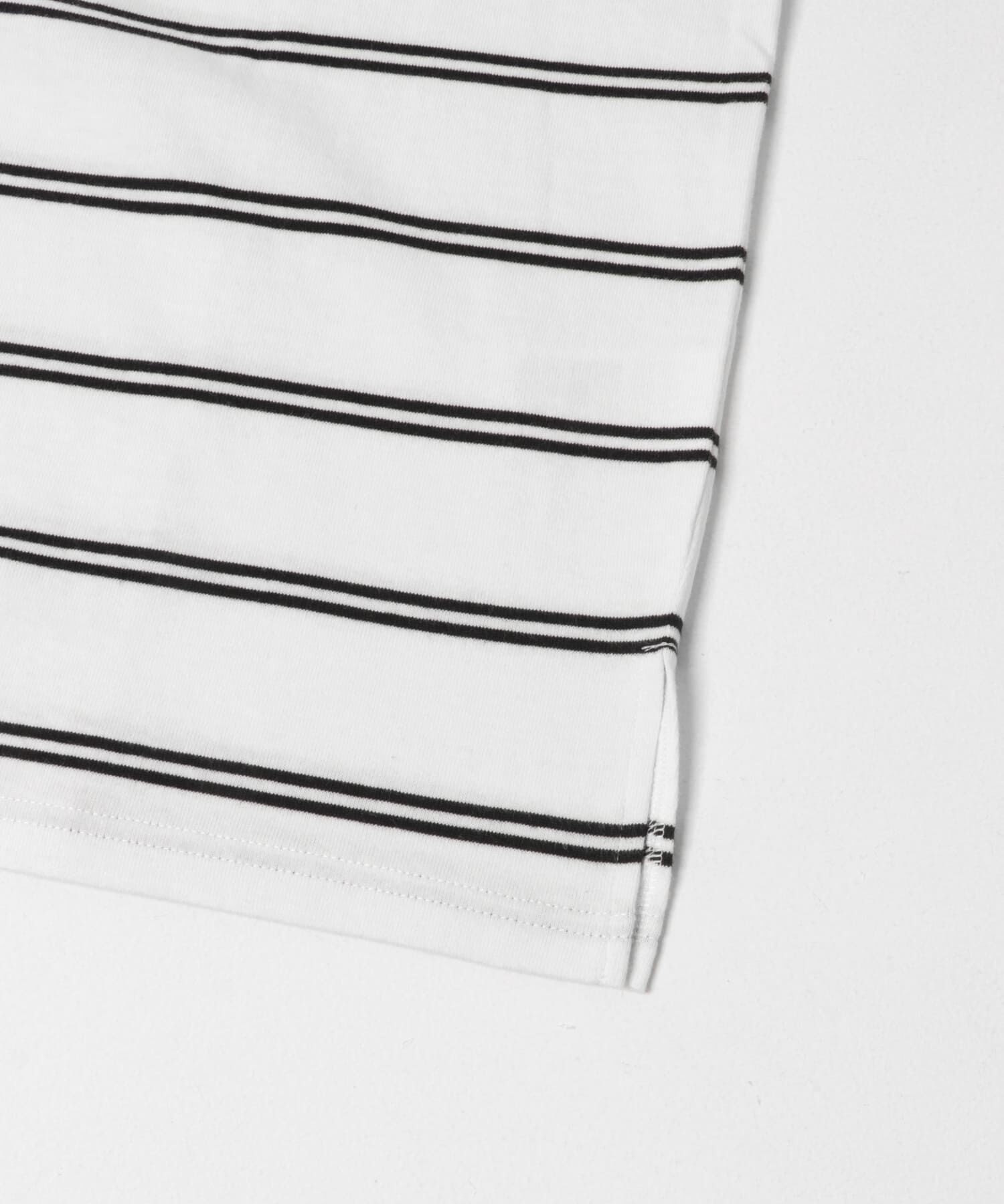 URBAN RESEARCH DOORS「FORK&SPOON　ワイド8分袖ボーダープルオーバー」|Tシャツ・カットソー|