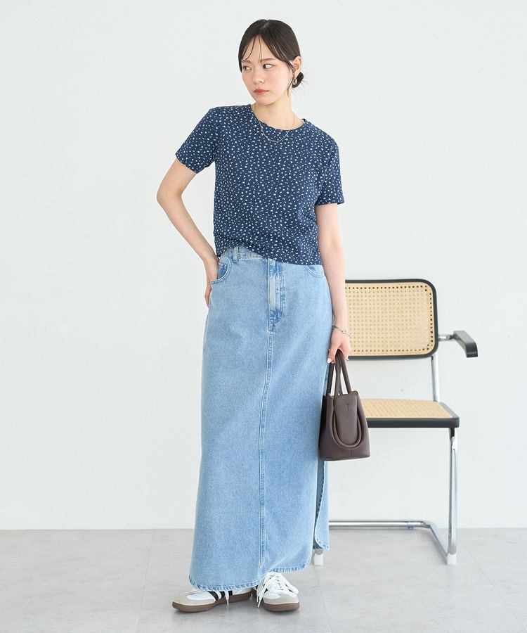 earth music&ecology「アイレットミニ裏毛Tシャツ」|Tシャツ・カットソー|