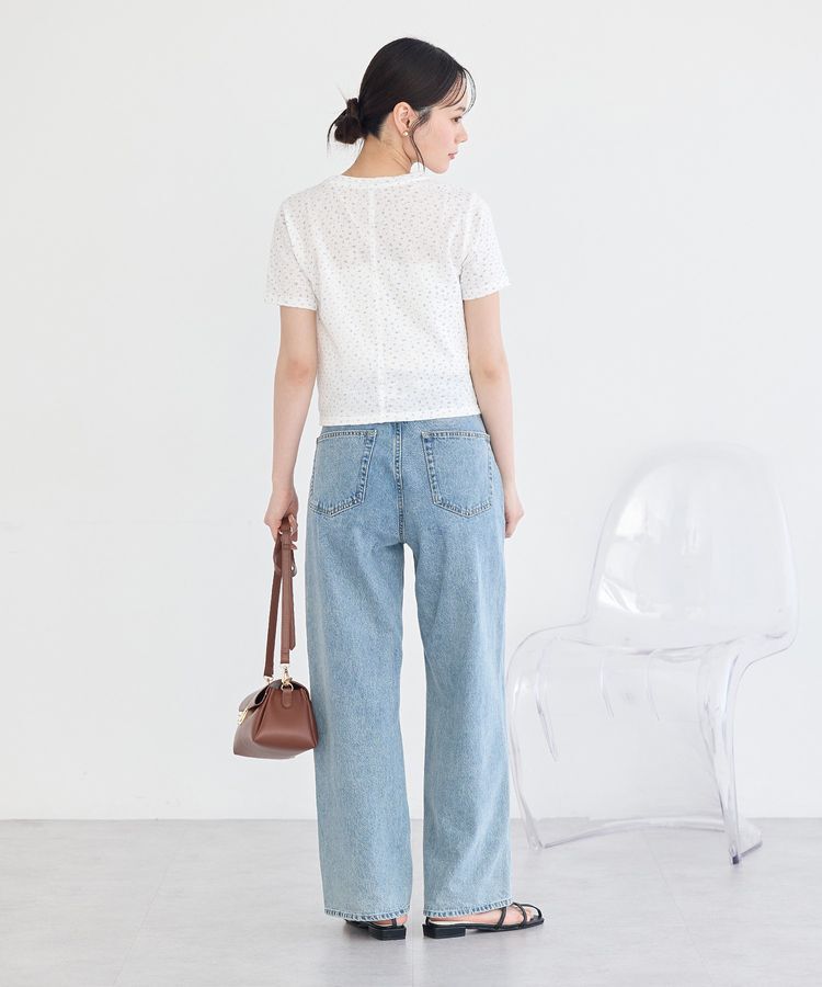 earth music&ecology「アイレットミニ裏毛Tシャツ」|Tシャツ・カットソー|