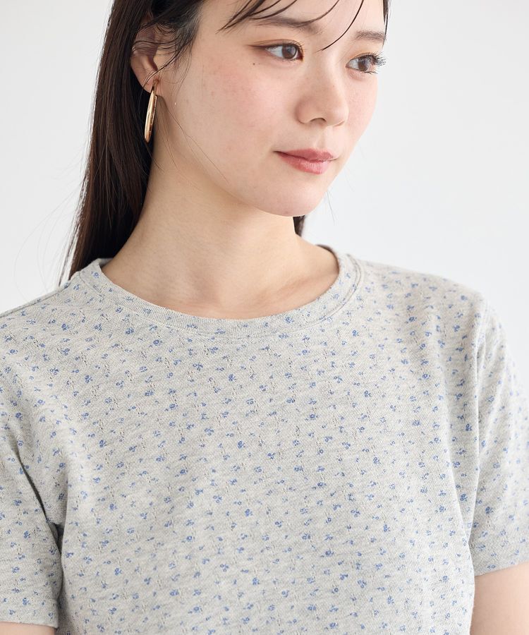 earth music&ecology「アイレットミニ裏毛Tシャツ」|Tシャツ・カットソー|