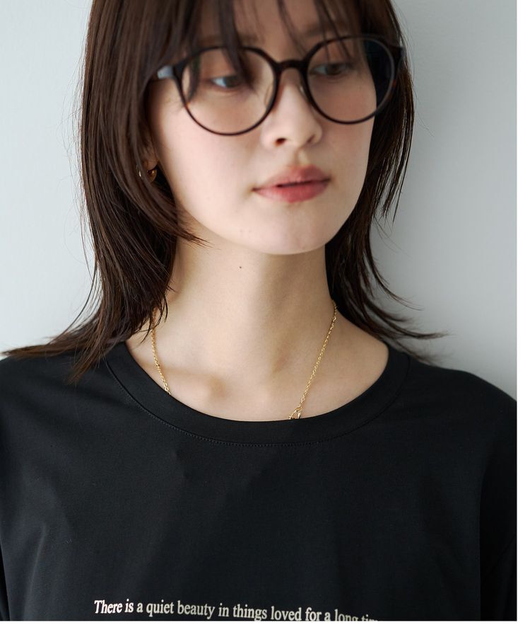 YECCA VECCA「ラウンドヘム長袖ロゴTee」|Tシャツ・カットソー|