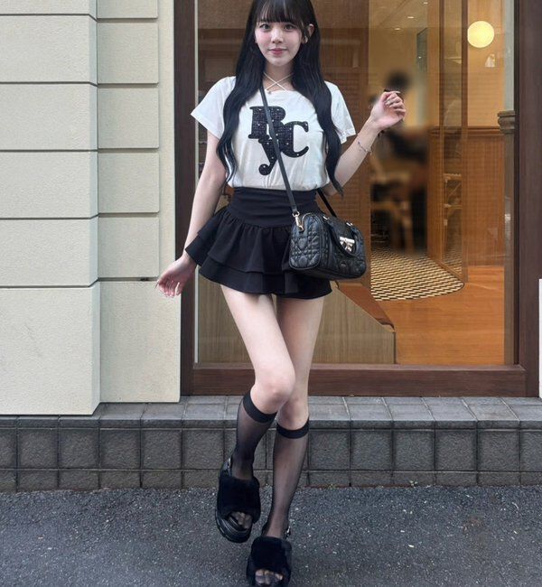  「フェイクファー厚底サンダル」|その他|