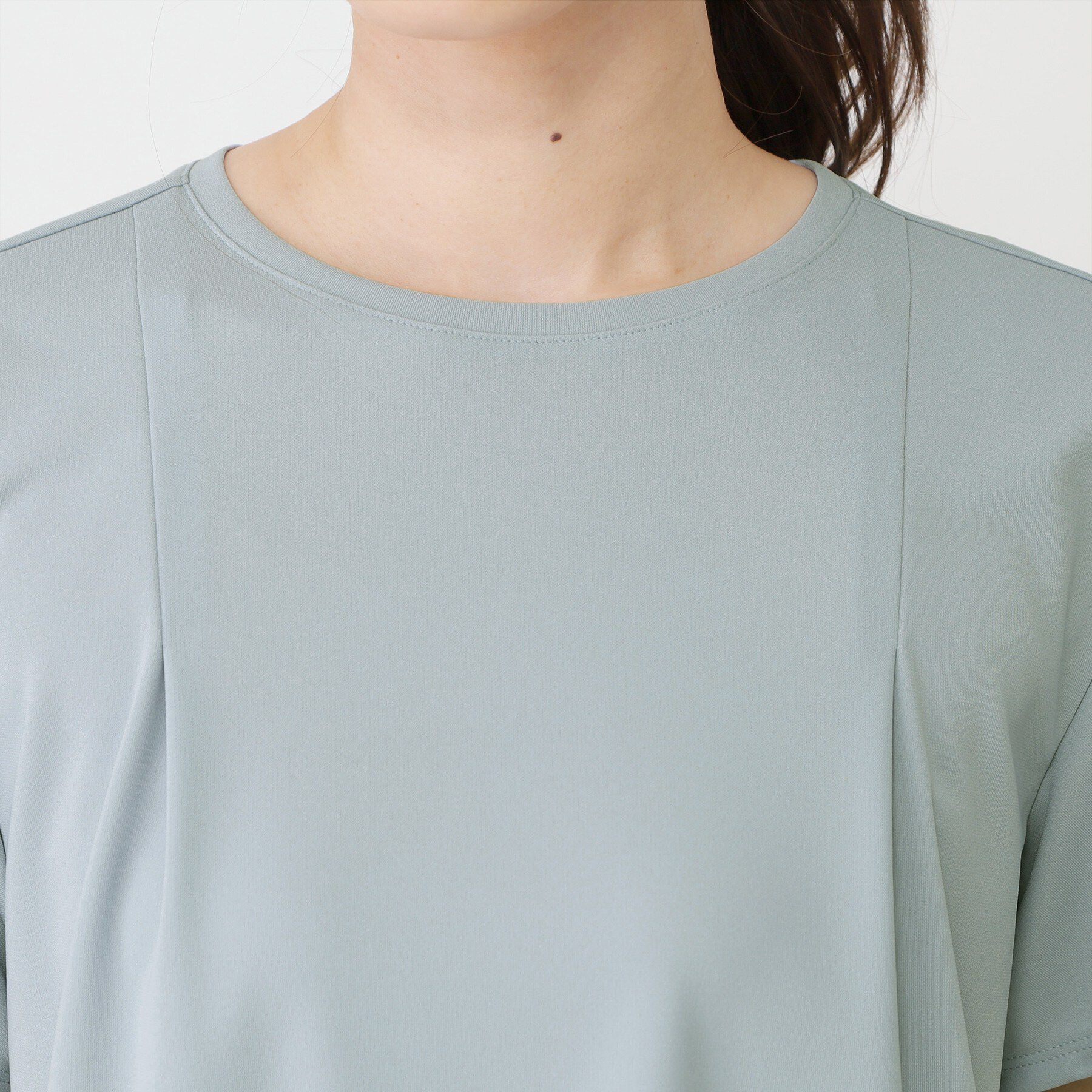 COUP DE CHANCE「【手洗い可／日本製／接触冷感】裾レースカットソー」|Tシャツ・カットソー|