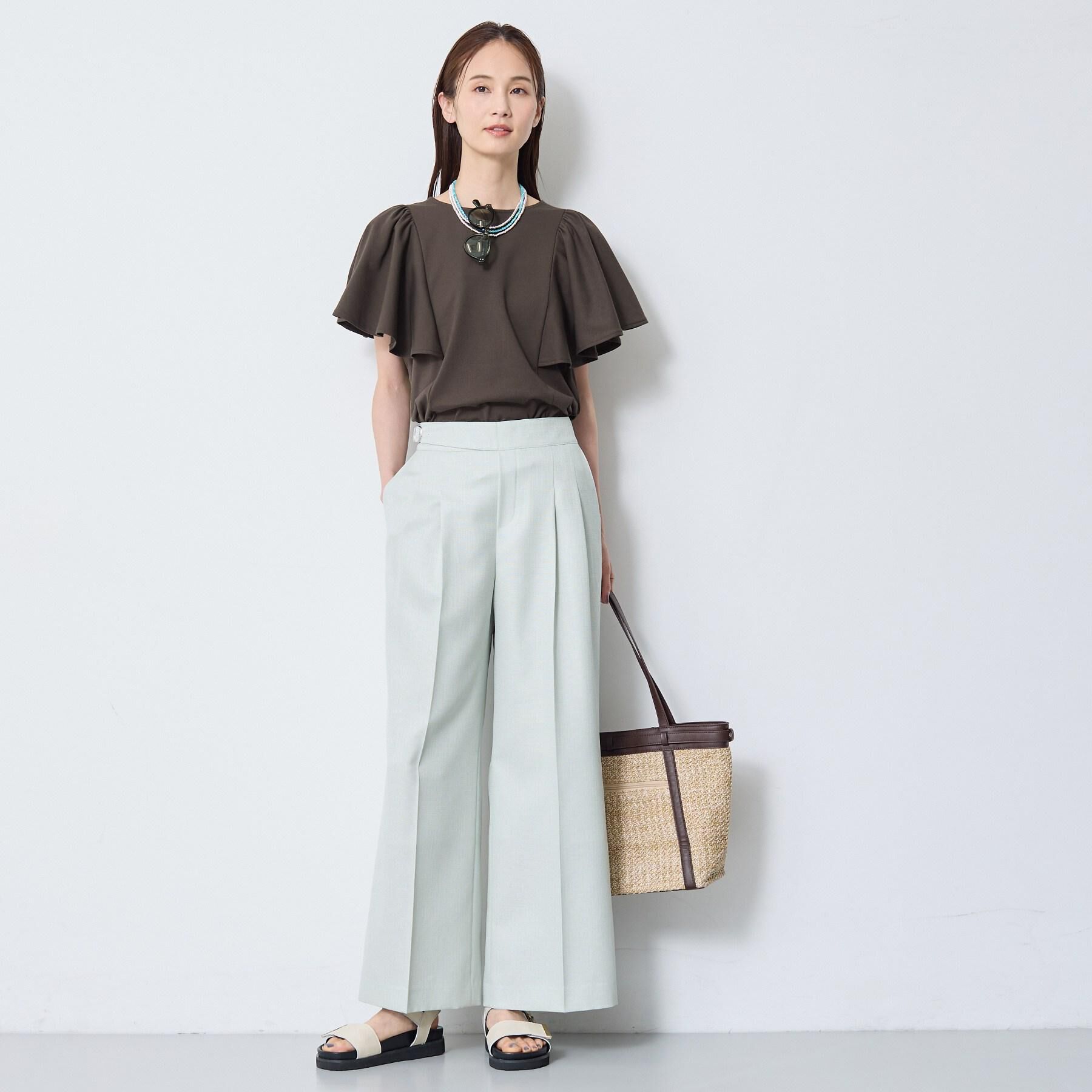 Reflect「グルカ風ベルトデザインワイドパンツ」|その他|