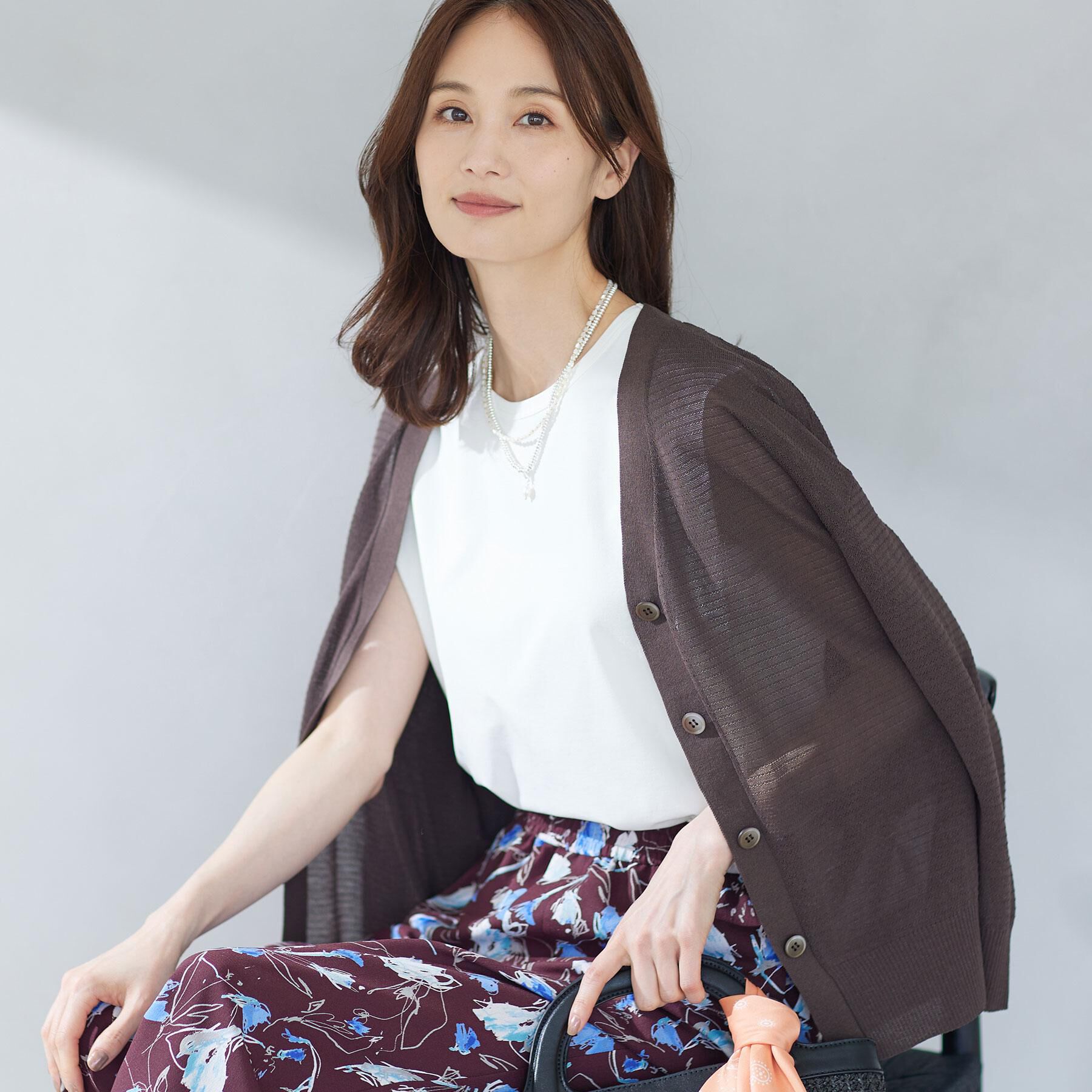Reflect「【UVカット／接触冷感／吸水速乾】フレンチスリーブプルオーバー」|Tシャツ・カットソー|