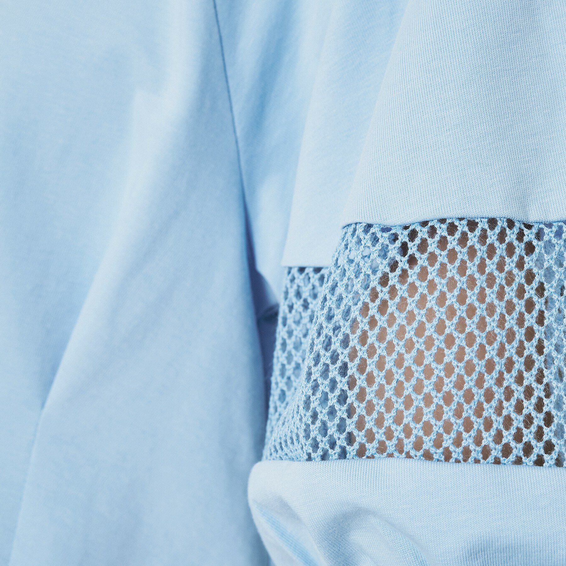 Reflect「メッシュ切り替えスリーブトップス」|Tシャツ・カットソー|
