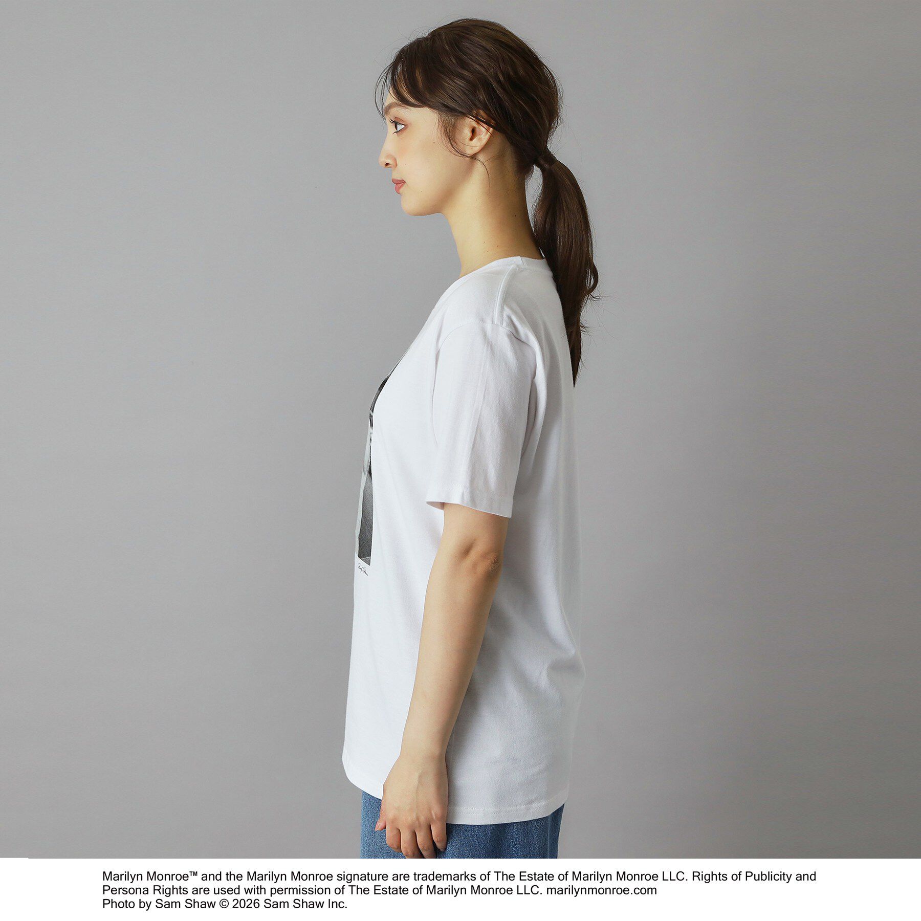 DRESSTERIOR「【別注】マリリンモンロー/モノトーンプリントTシャツ」|Tシャツ・カットソー|