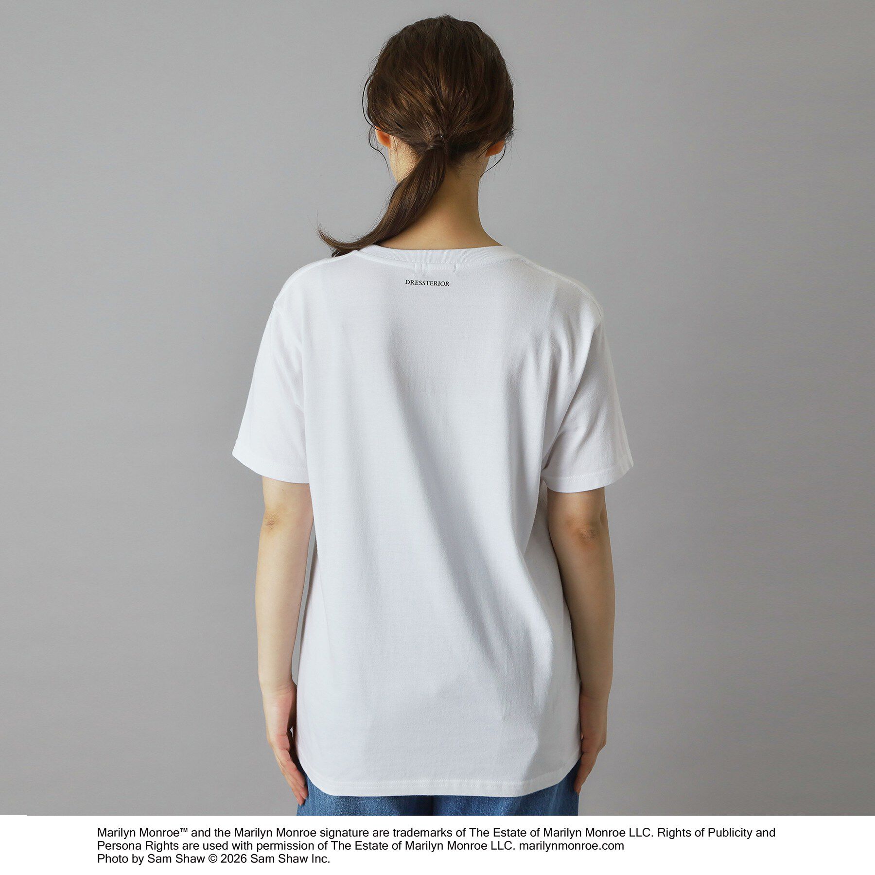 DRESSTERIOR「【別注】マリリンモンロー/モノトーンプリントTシャツ」|Tシャツ・カットソー|