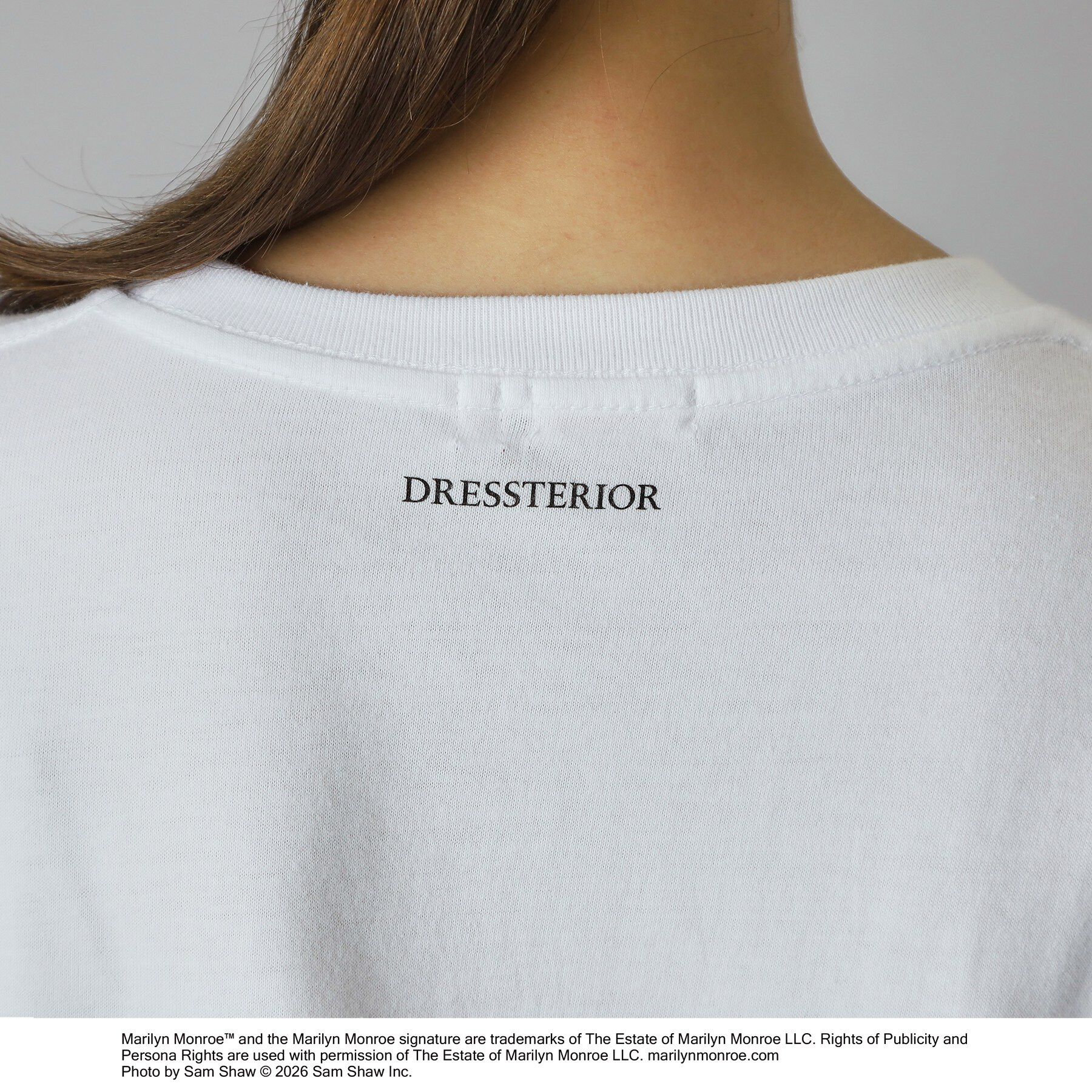 DRESSTERIOR「【別注】マリリンモンロー/モノトーンプリントTシャツ」|Tシャツ・カットソー|