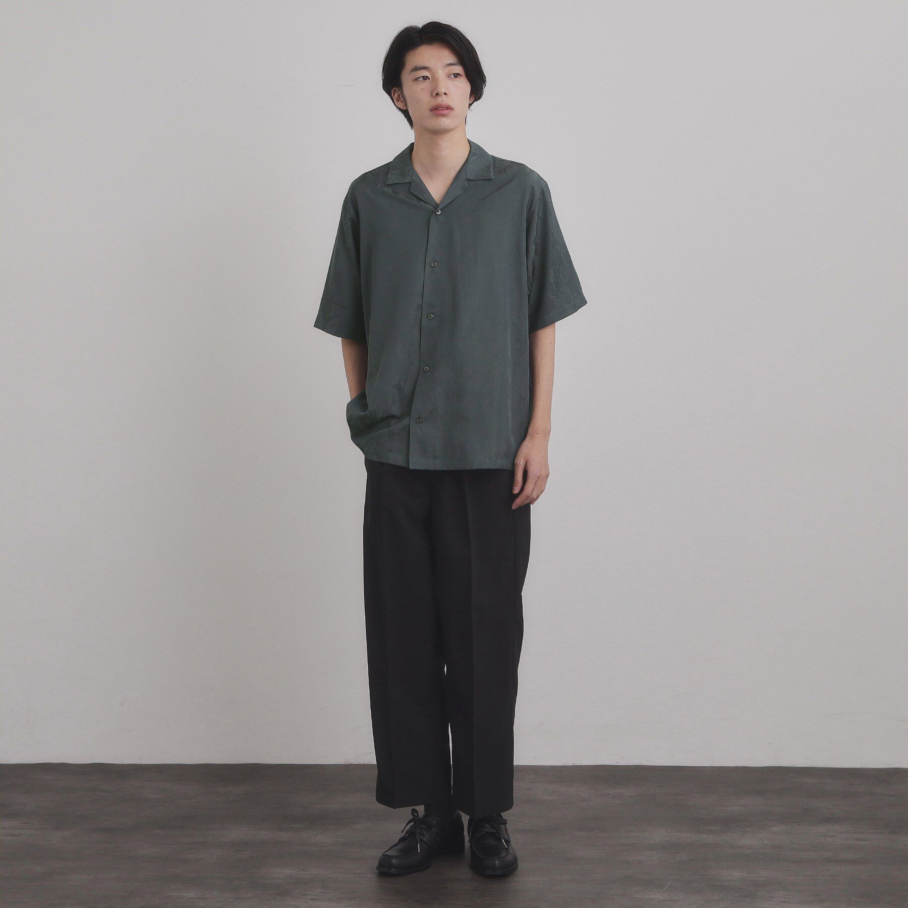 tk.TAKEO KIKUCHI「ジャカードボタニカルシャツ」|シャツ・ブラウス|