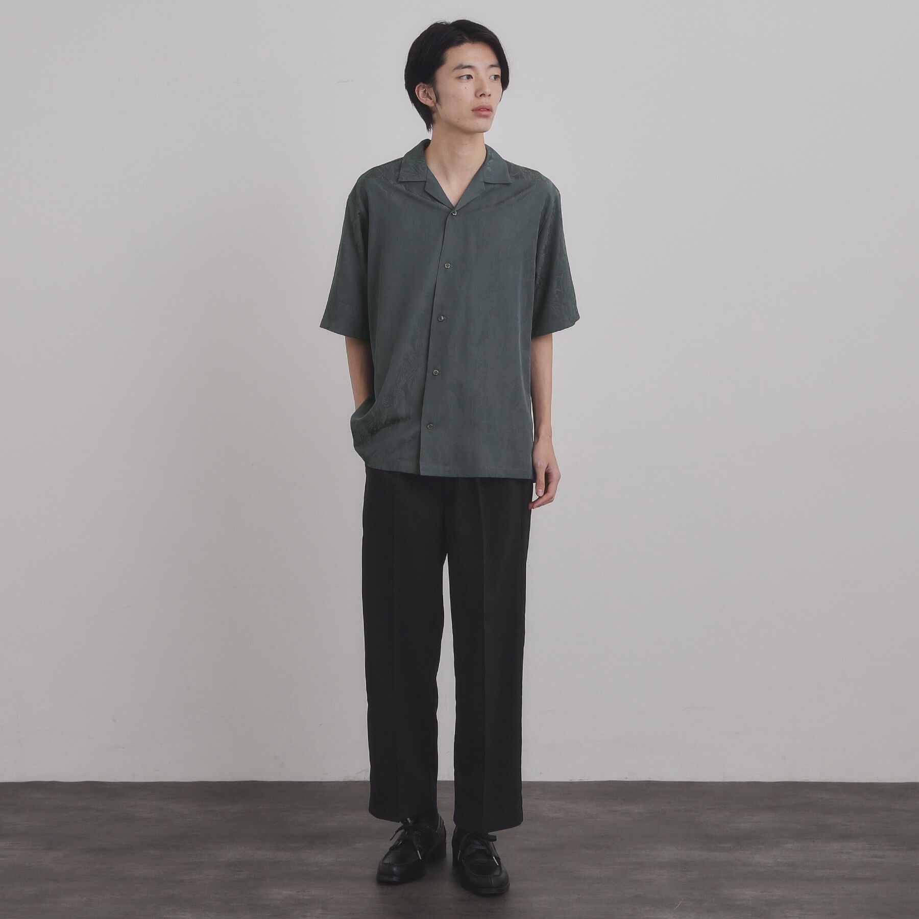 tk.TAKEO KIKUCHI「ジャカードボタニカルシャツ」|シャツ・ブラウス|