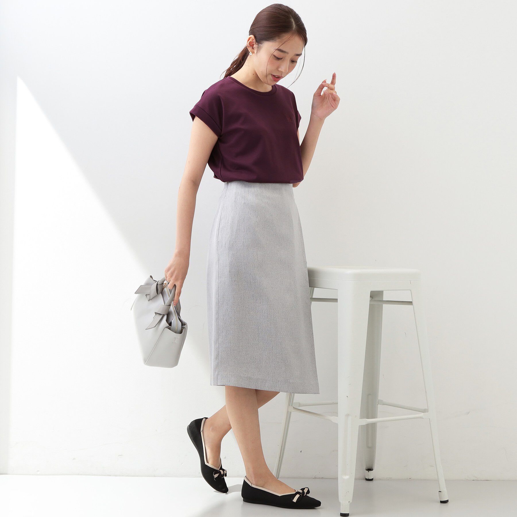 index「【接触冷感／UV】ワンポイント刺繍Tシャツ《7col／XS~3L／洗濯機OK》」|Tシャツ・カットソー|