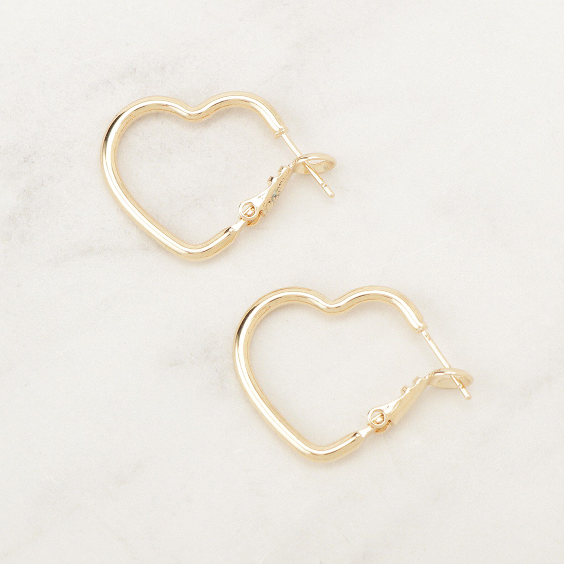 Couture broach「ハートフープピアス」|ピアス|ゴールド(007)