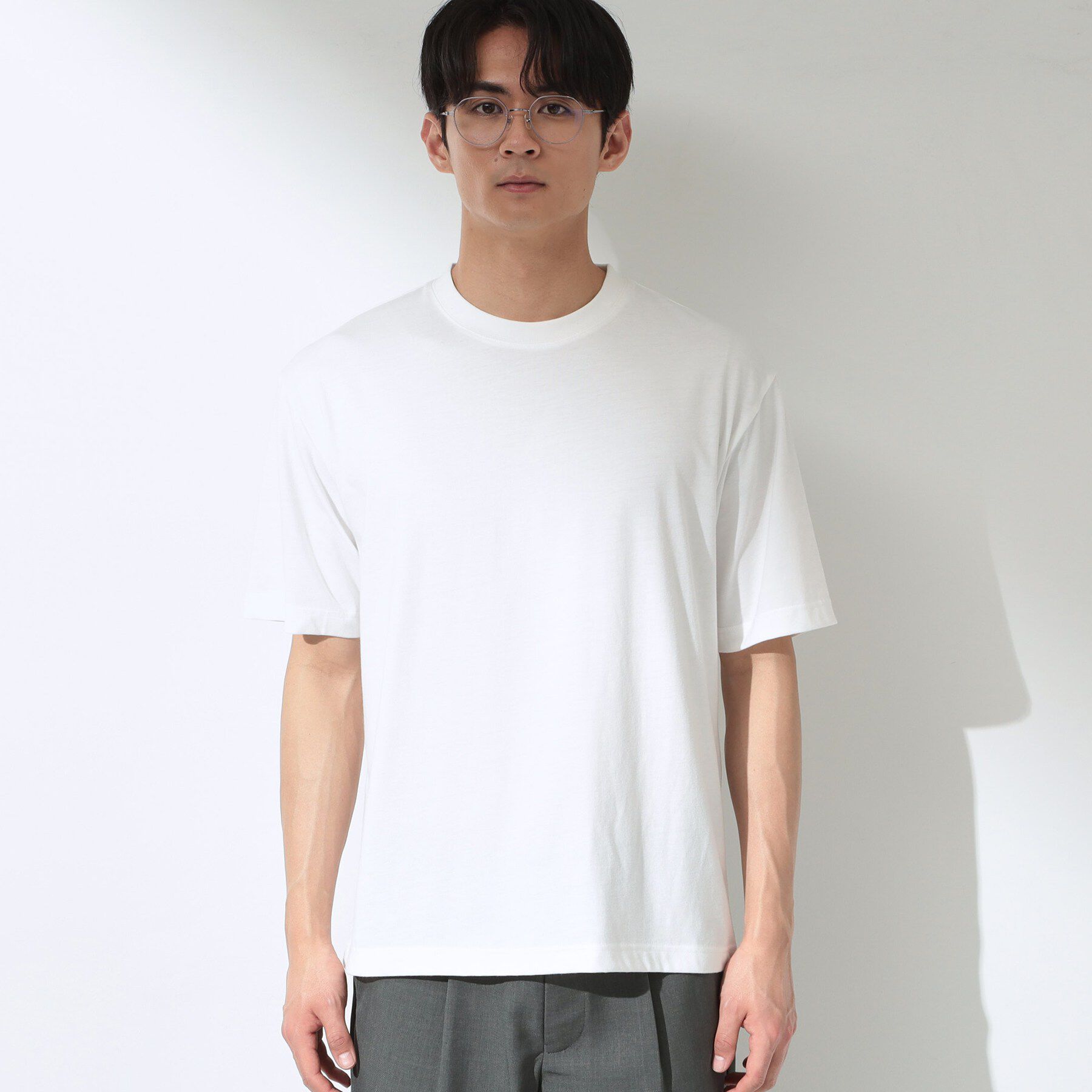 THE SHOP TK「【2点セット】クラフトレース 半袖シャツ＋半袖Tシャツ」|シャツ・ブラウス|