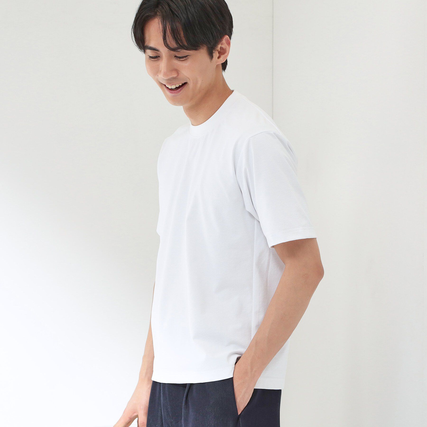 THE SHOP TK「【新色追加＆再入荷!!】【接触冷感/吸水速乾/UVカット/透け防止/遮熱】BO-NO TEE/ボーノ」|Tシャツ・カットソー|
