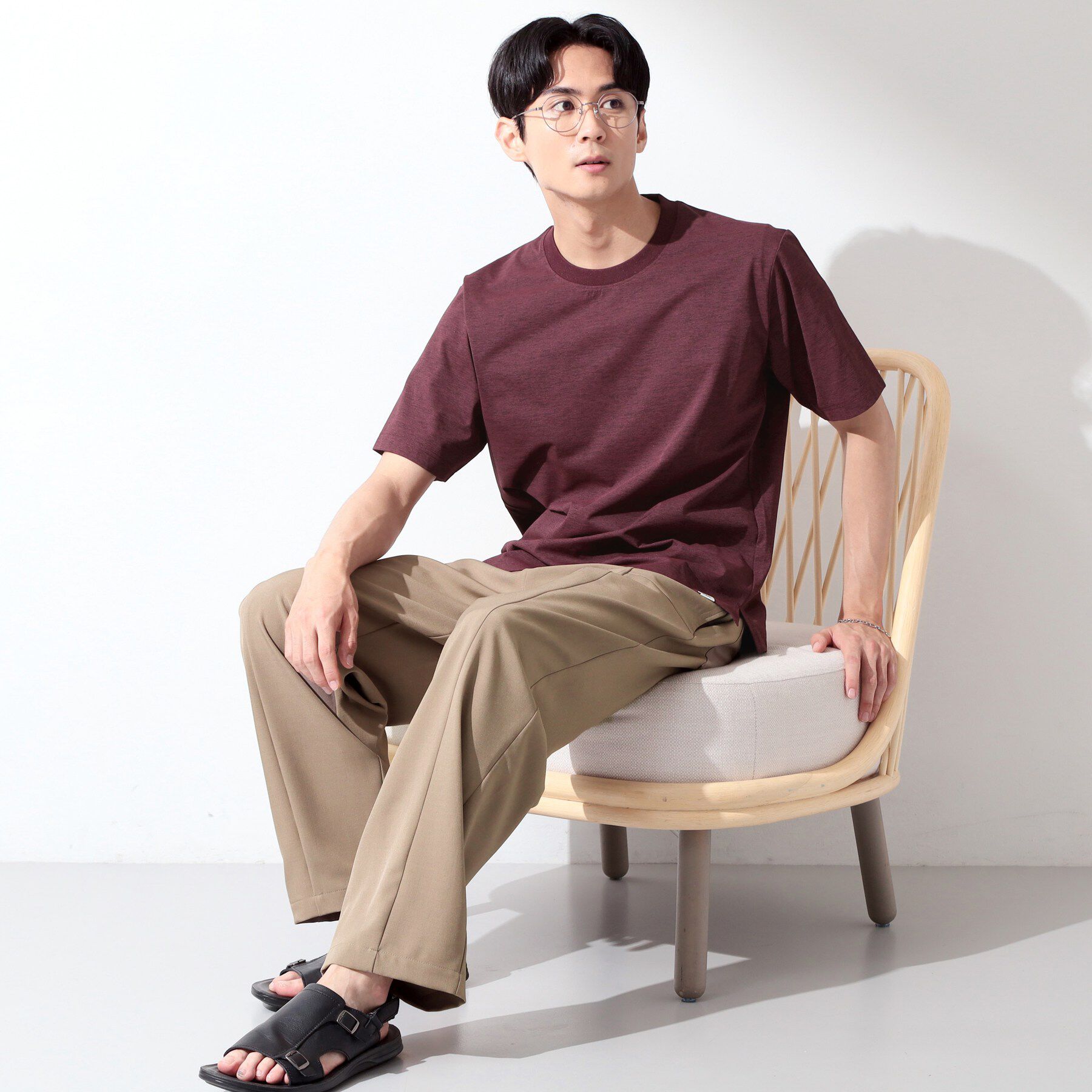 THE SHOP TK「【新色追加＆再入荷!!】【接触冷感/吸水速乾/UVカット/透け防止/遮熱】BO-NO TEE/ボーノ」|Tシャツ・カットソー|