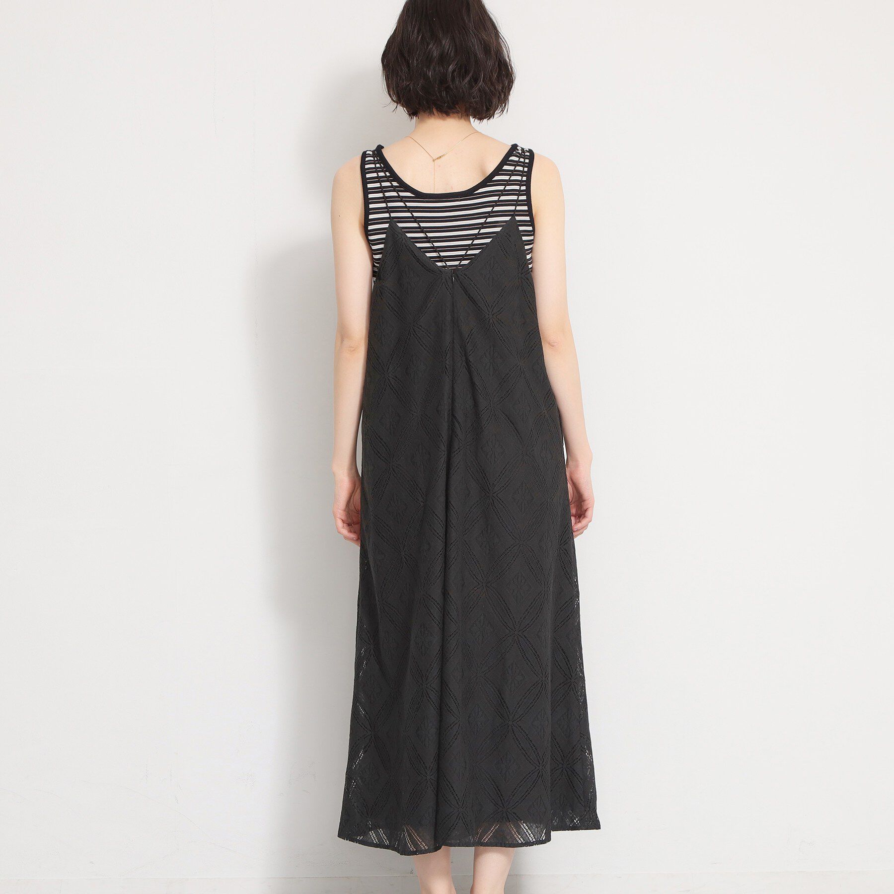 THE SHOP TK「ほんのり品の良い甘さ レースキャミワンピース」|ワンピース|