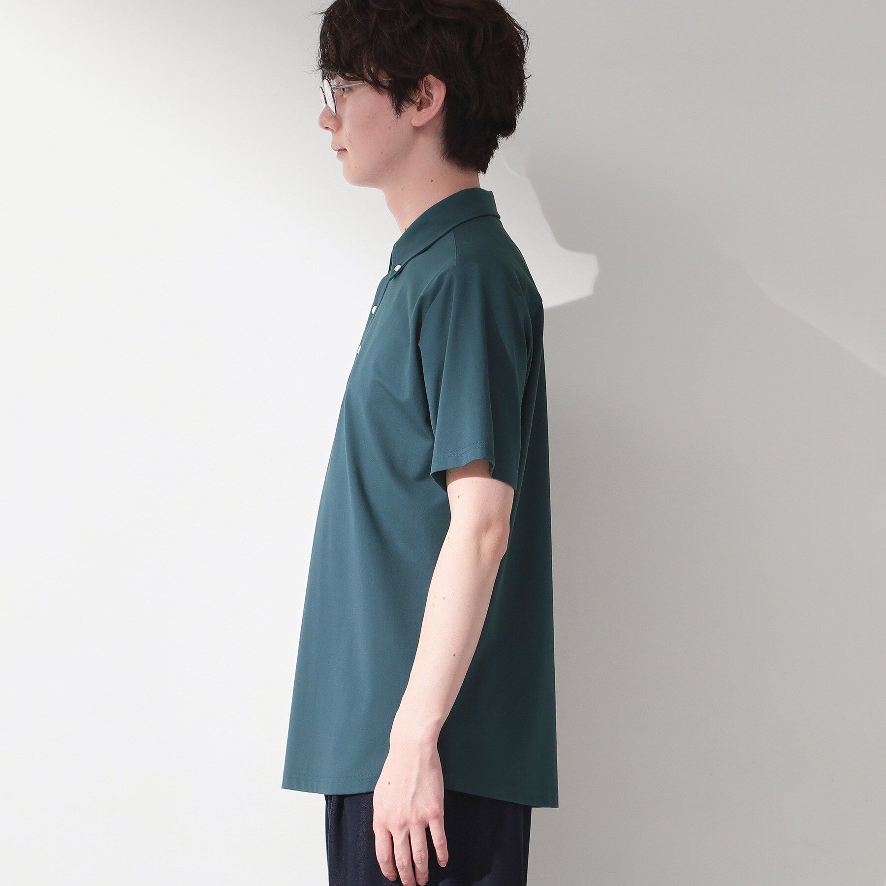 THE SHOP TK「アイス カノコポロシャツ【接触冷感／洗濯機OK】」|ポロシャツ|