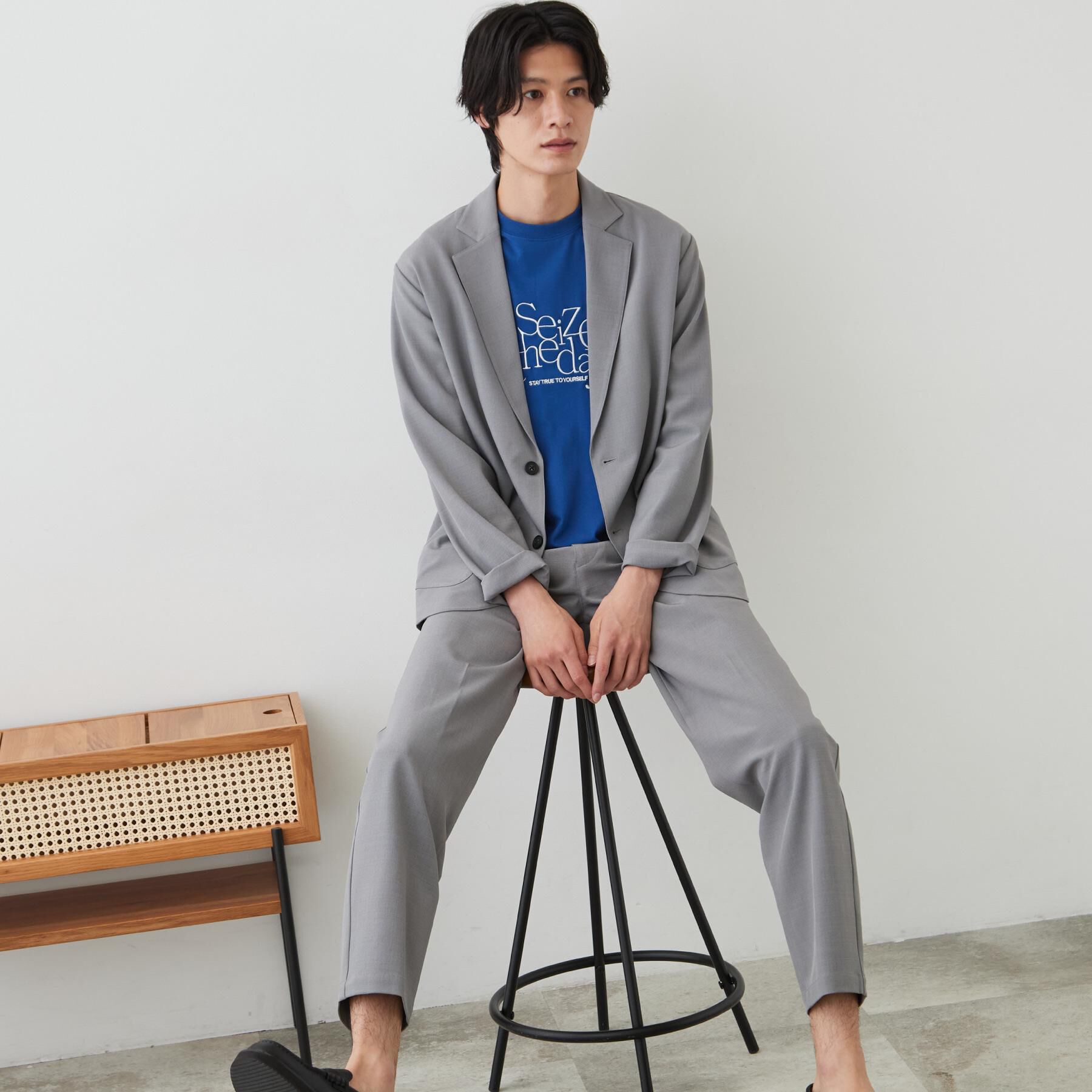 THE SHOP TK「COOLロゴ半袖Tシャツ 接触冷感／洗濯機OK」|Tシャツ・カットソー|