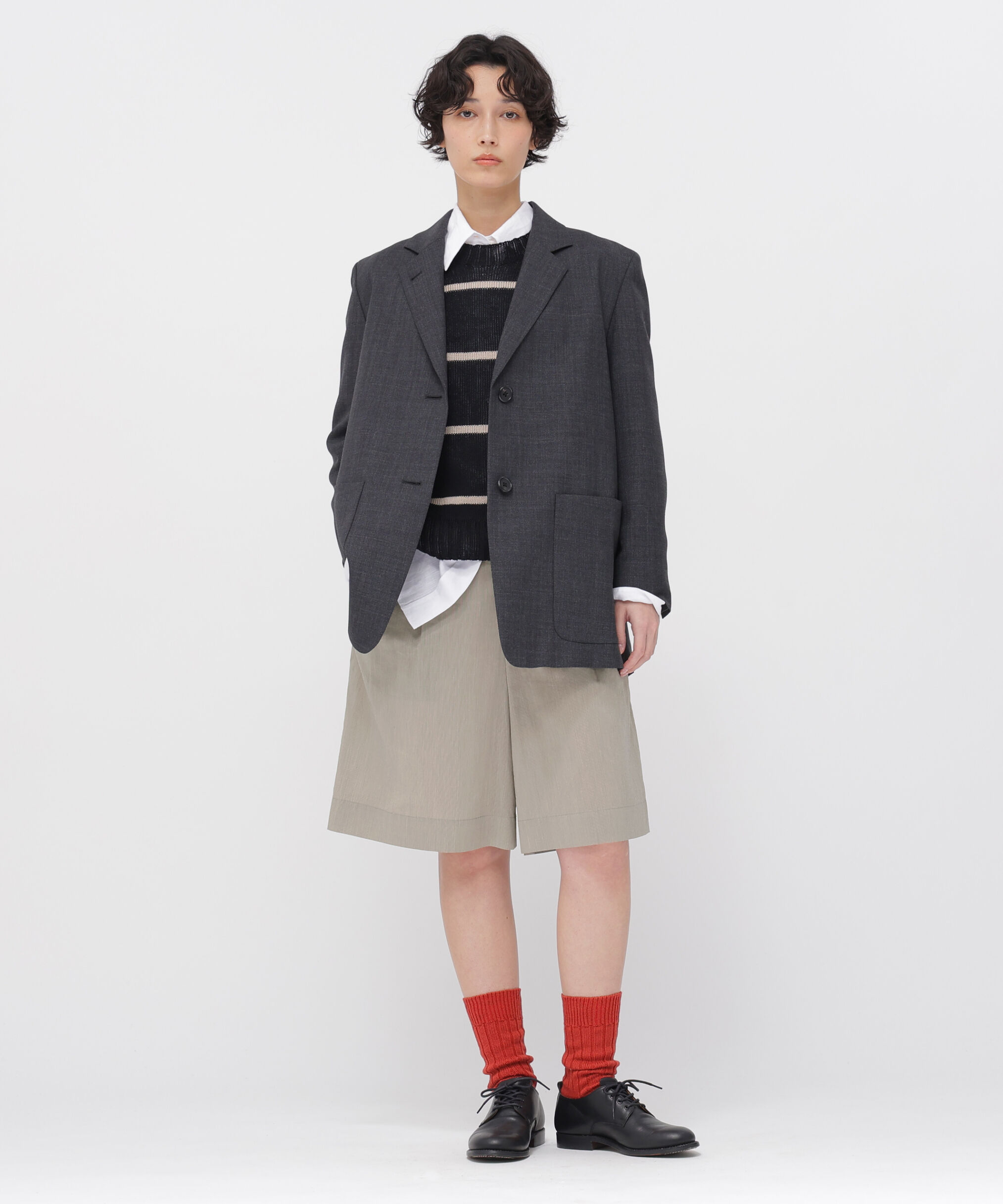 「FINE STRIPE COTTON SILK TROUSERS」|その他|