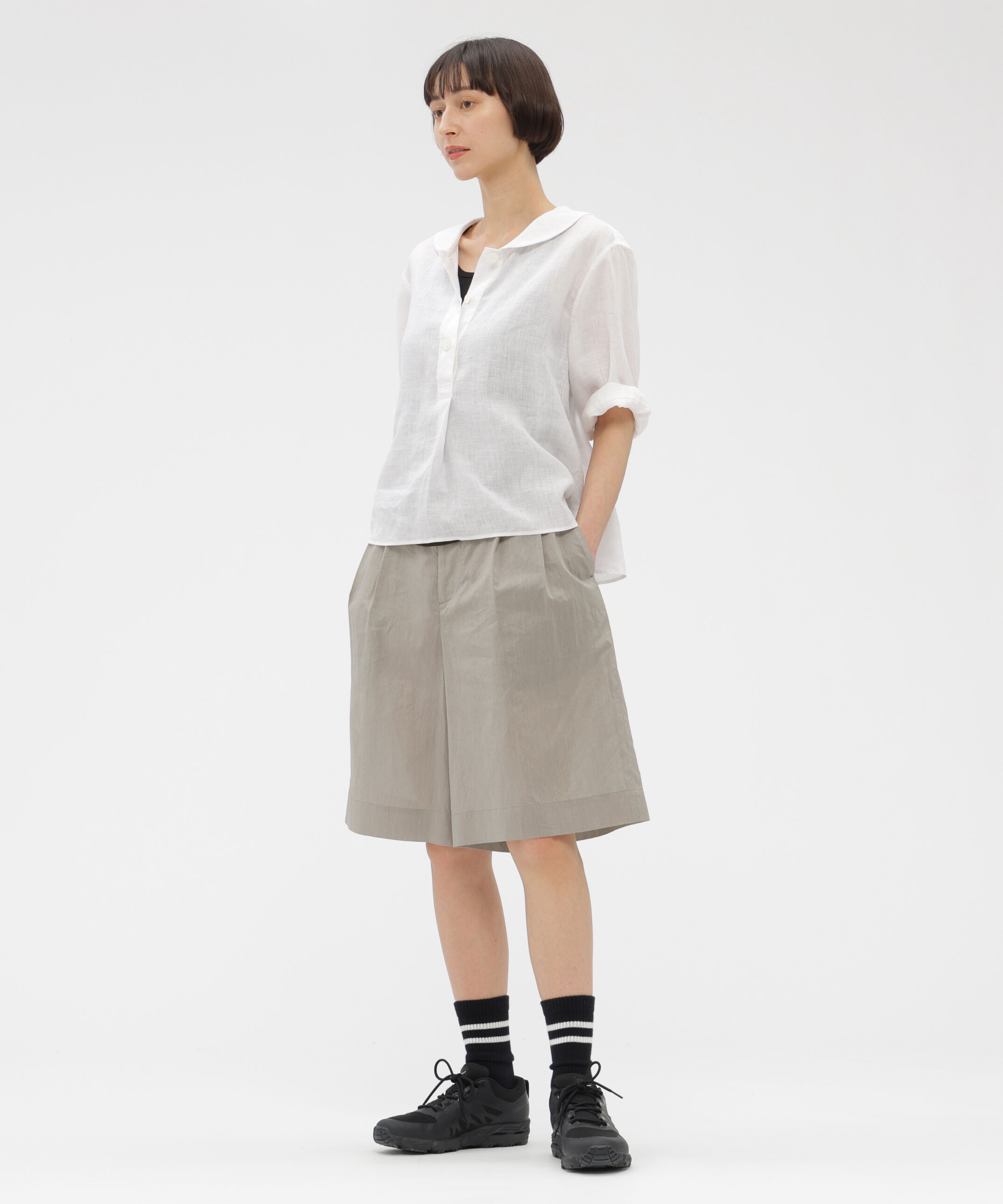  「FINE STRIPE COTTON SILK TROUSERS」|その他|