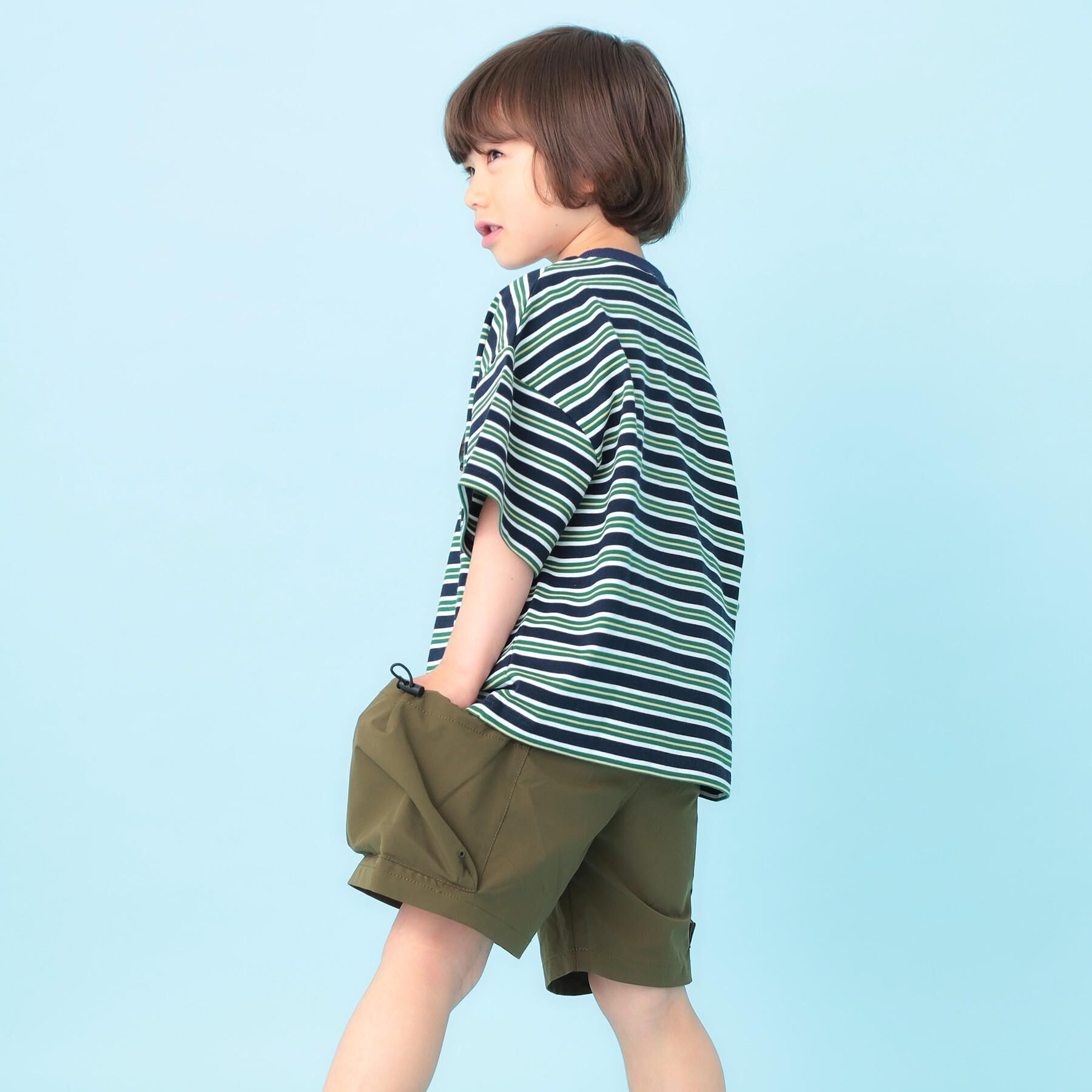 SHOO･LA･RUE「【100-150cm】ショートカーゴパンツ」|キュロット|