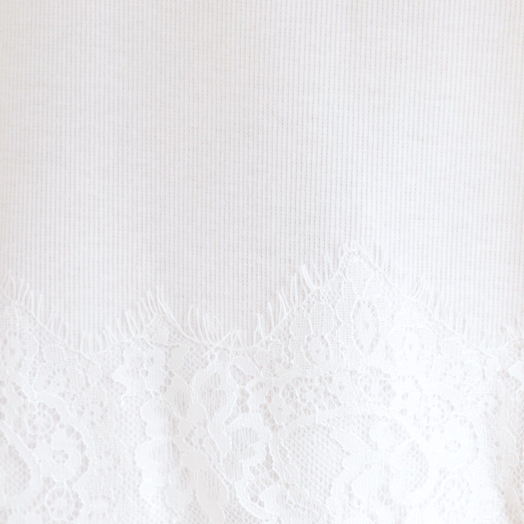 SHOO･LA･RUE「【前後2WAY/S-LL】レイヤードの幅が広がる 裾レースタンクトップ」|キャミソール|