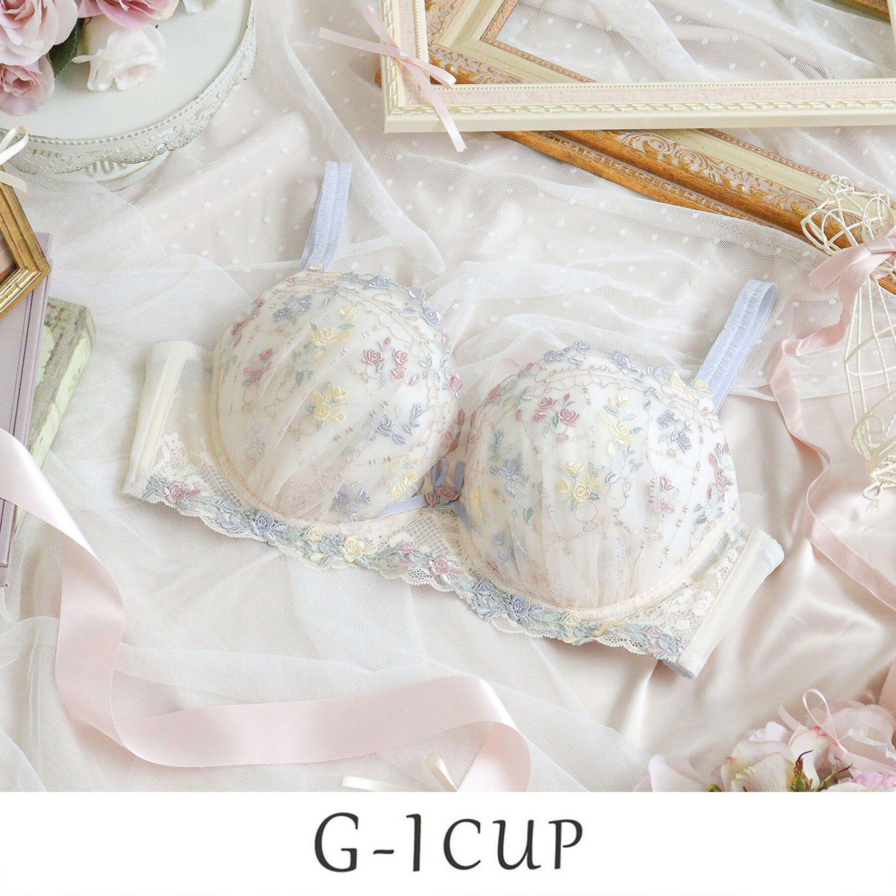 Risa Magli「エステル ブラジャー （G－I） ＜Glamor Bra／バストアップタイプ＞」|インナー|アイボリー(004)