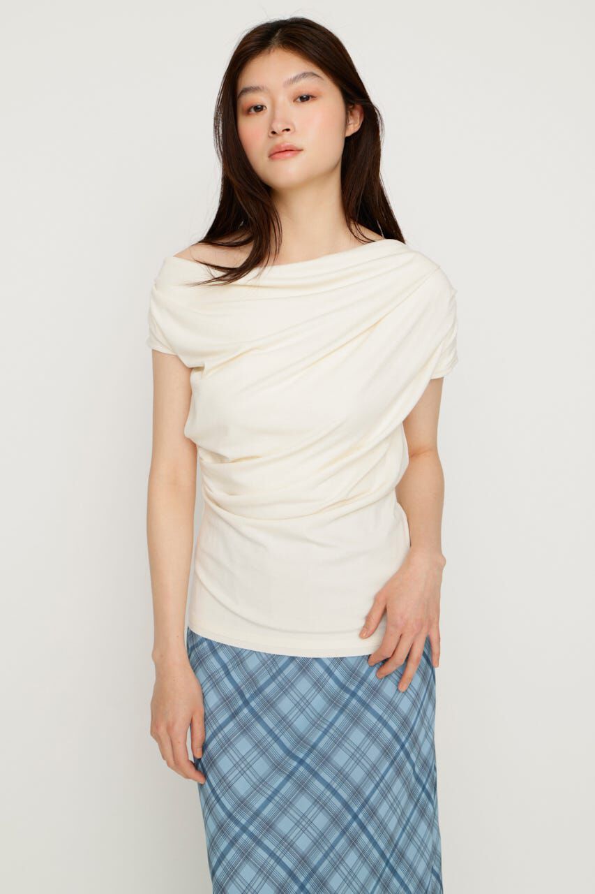 SLY「ONE SHOULDER CUT トップス」|Tシャツ・カットソー|