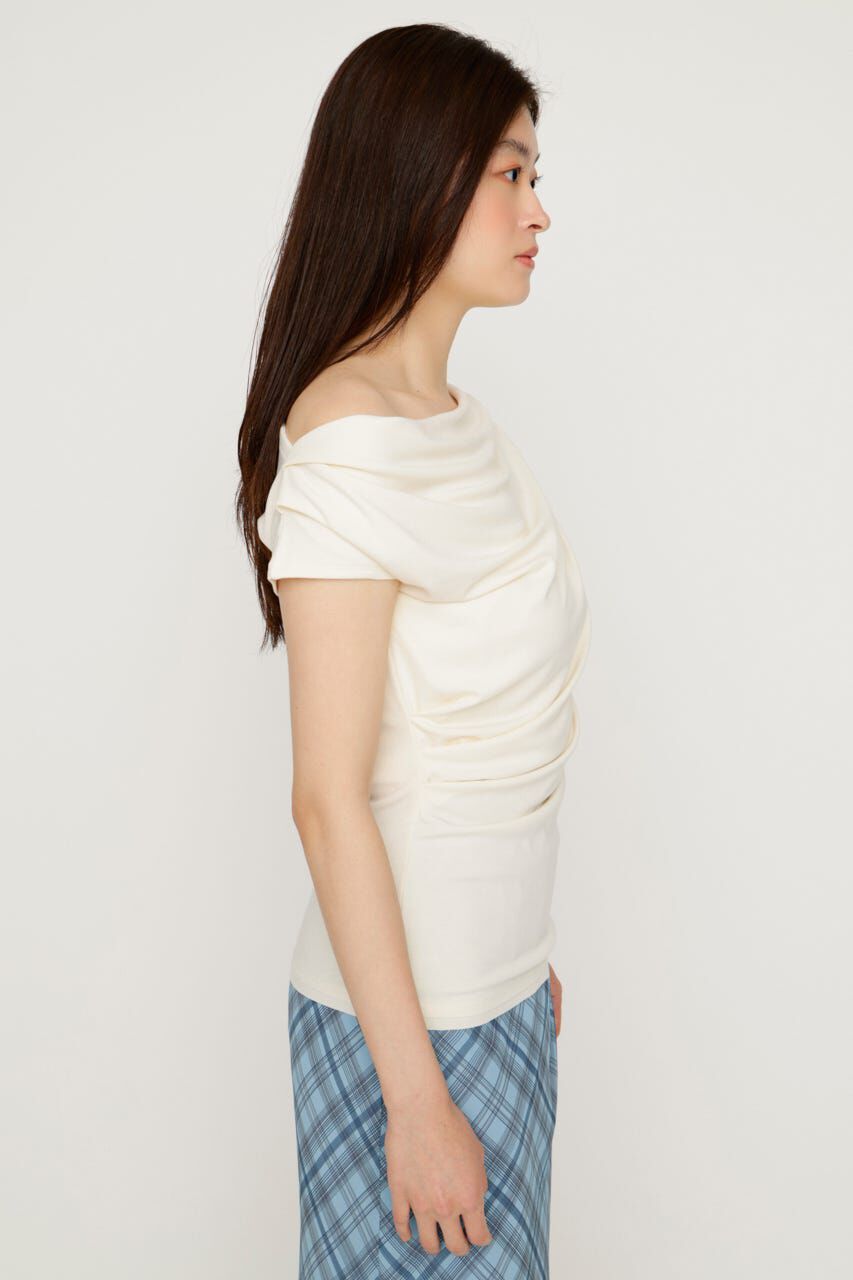 SLY「ONE SHOULDER CUT トップス」|Tシャツ・カットソー|