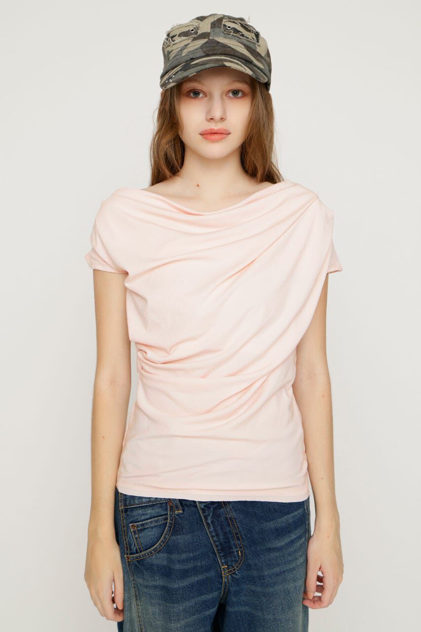 SLY「ONE SHOULDER CUT トップス」|Tシャツ・カットソー|