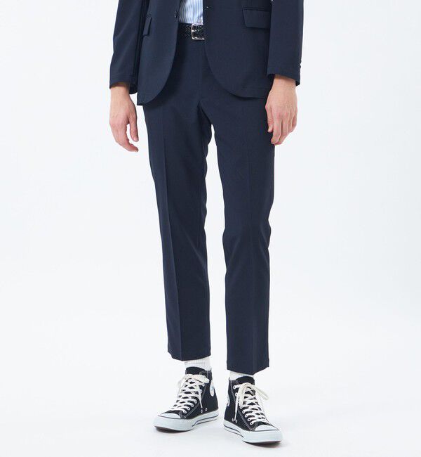 MACKINTOSH PHILOSOPHY「トロッター スタンダードパンツ 強撚ストレッチ」|スラックス|ネイビー