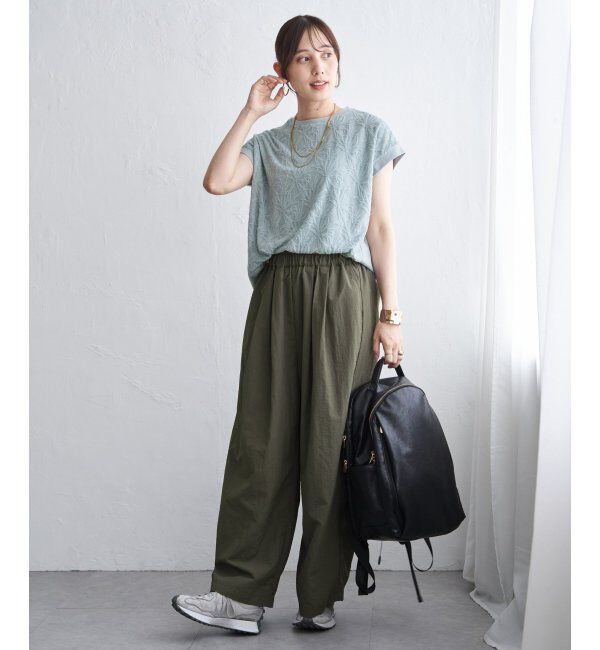 ikka「【親子コーデ】冷感フロントレース切り替えプルオーバー」|その他|