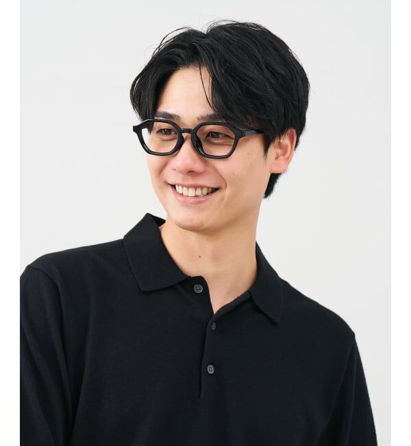  「 ウェリントン型 メガネ | 太縁フレーム 軽量 眼鏡 伊達めがね 度付き メンズ FASHION レンズ交換券付」|メガネ|