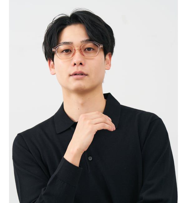  「 ウェリントン型 メガネ | 太縁フレーム 軽量 眼鏡 伊達めがね 度付き メンズ FASHION レンズ交換券付」|メガネ|