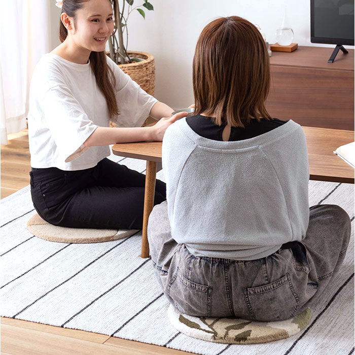 BACKYARD FAMILY「シートクッション 通販 クッション 座布団 チェアパッド 椅子用クッション 座面クッション 円 丸」|その他|