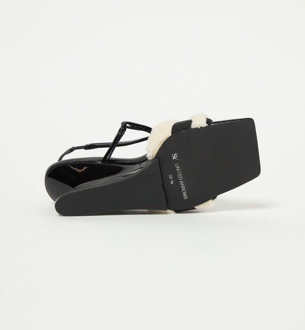 ODETTE E ODILE「＜SY＞ボア ウェッジバックベルト サンダル60&uarr;」|サンダル|
