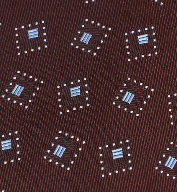 UNITED ARROWS「カラー スクエア ジャガード ネクタイ」|ネクタイ・蝶ネクタイ|