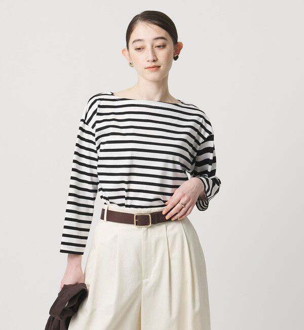 UNITED ARROWS「8分袖 イレギュラー ボーダー カットソー」|Tシャツ・カットソー|その他1