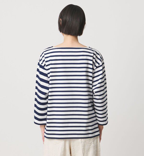 UNITED ARROWS「8分袖 イレギュラー ボーダー カットソー」|Tシャツ・カットソー|